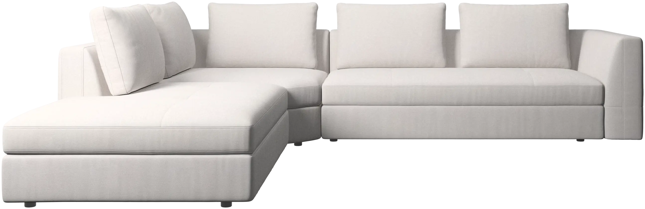 Bergamo corner sofa with lounging unit