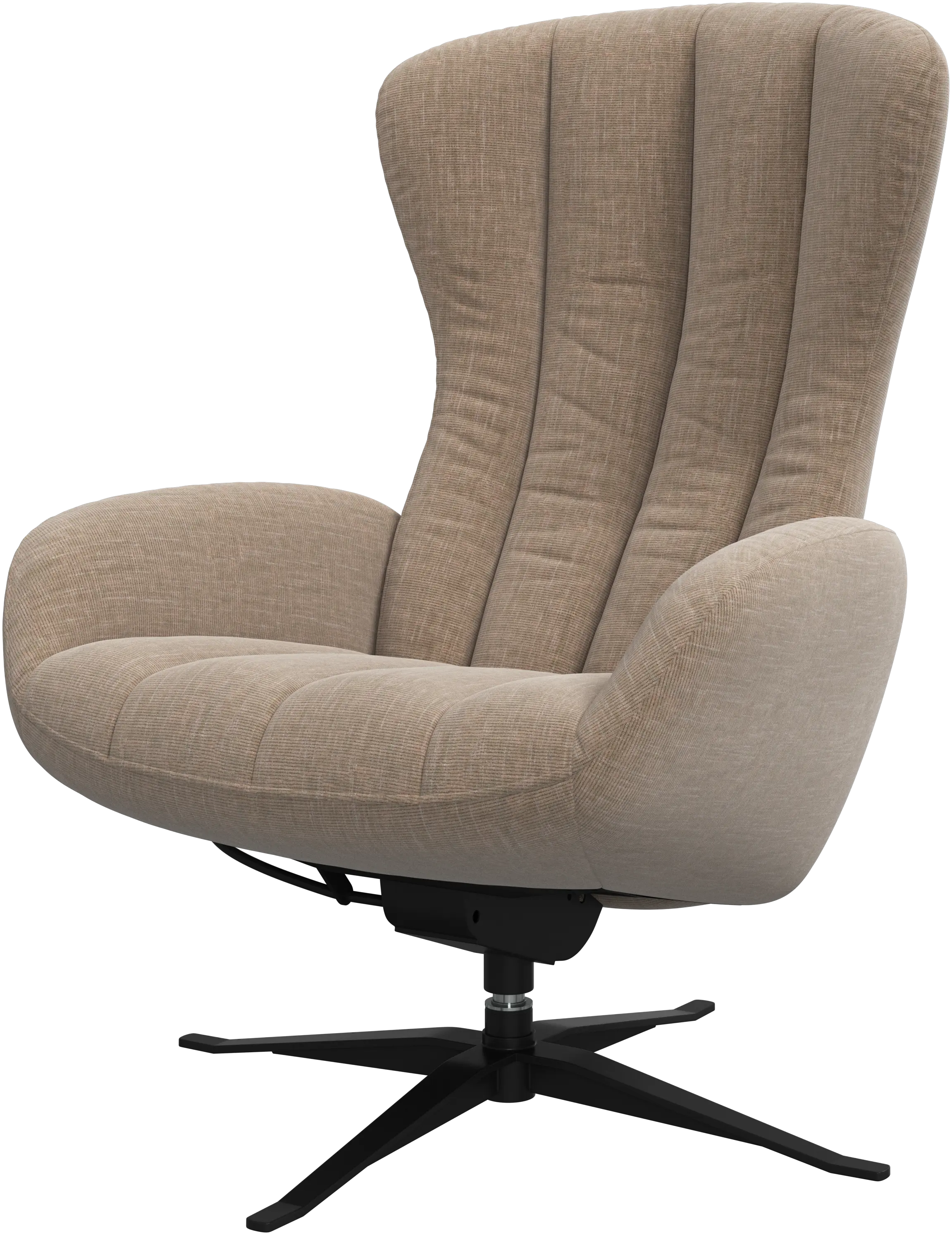 Tilburg recliner with swivel function and adjustable headrest