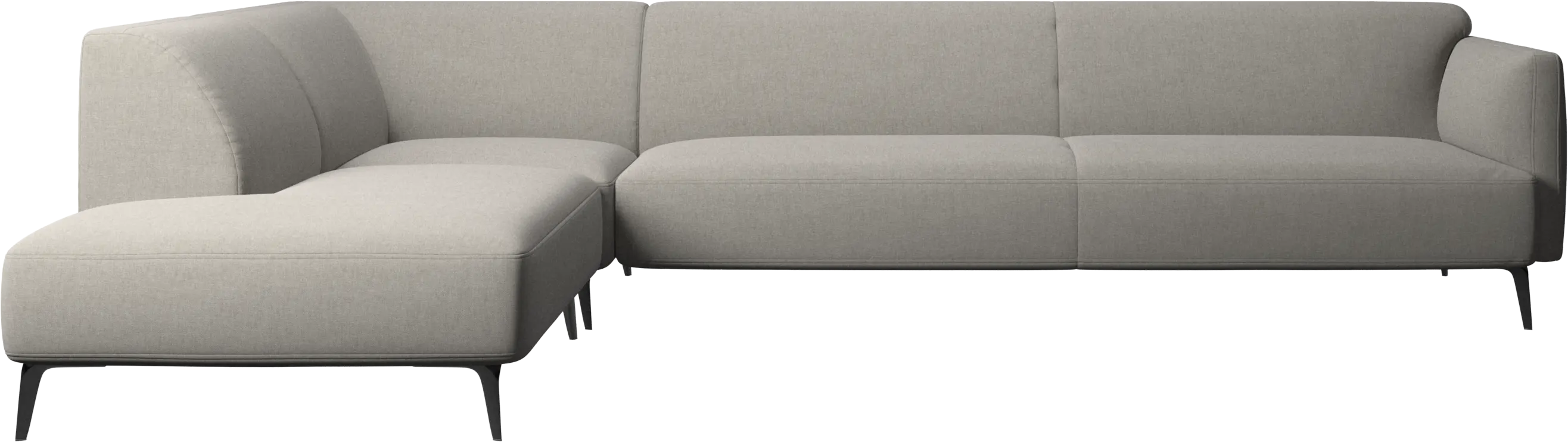 Modena corner sofa with lounging unit