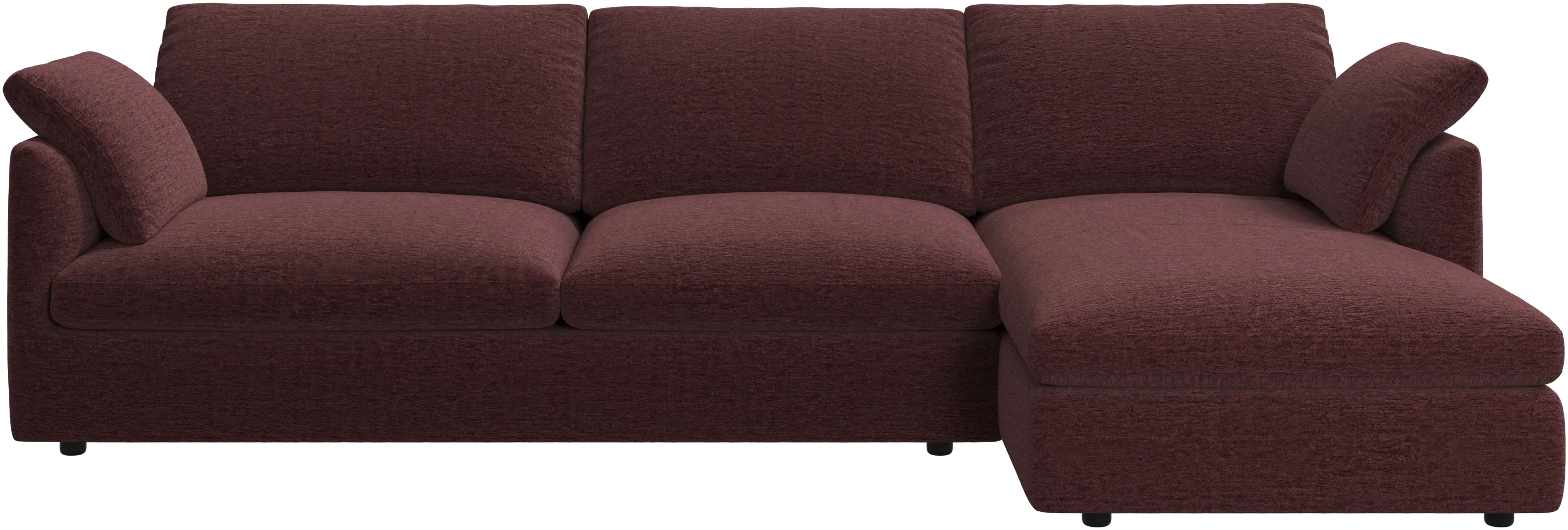 Milano sofa with chaise longue right