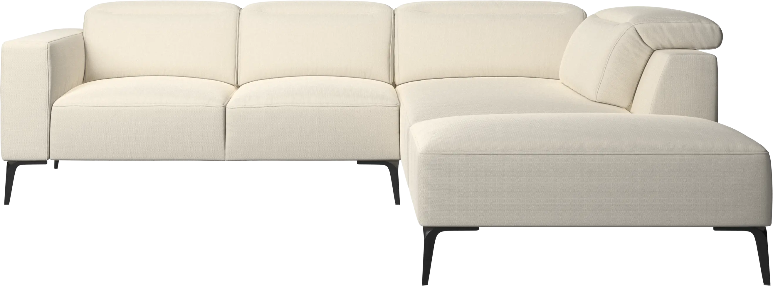 Zürich corner sofa with lounging unit