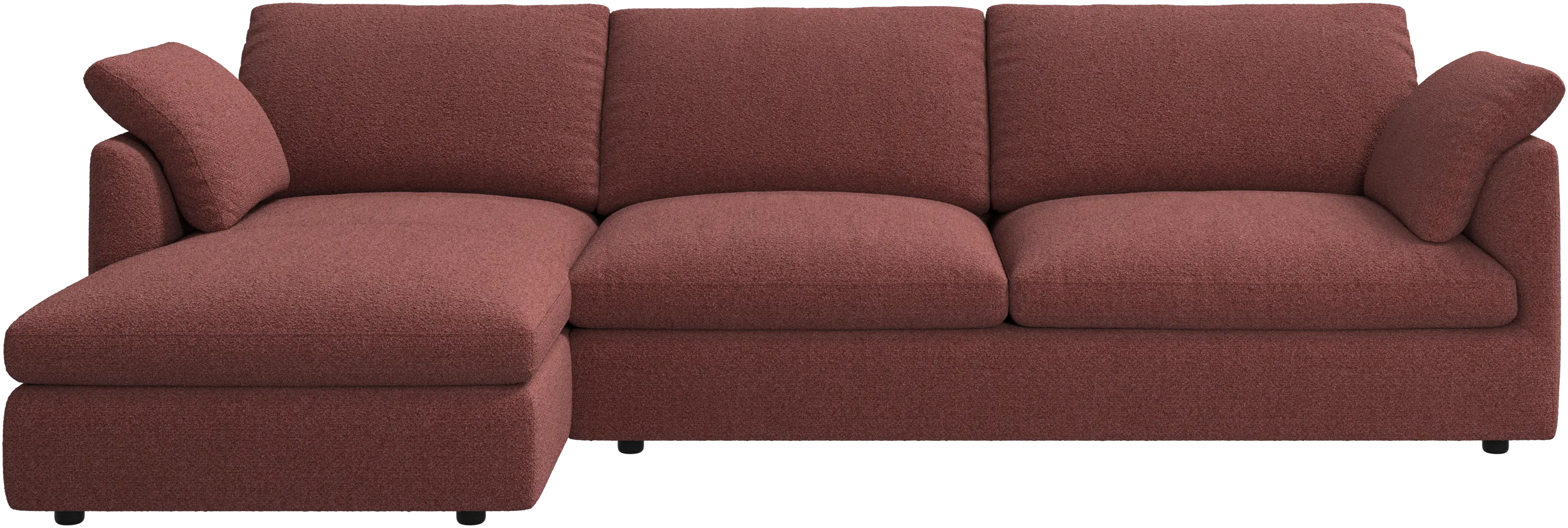 Milano sofa with chaise longue left