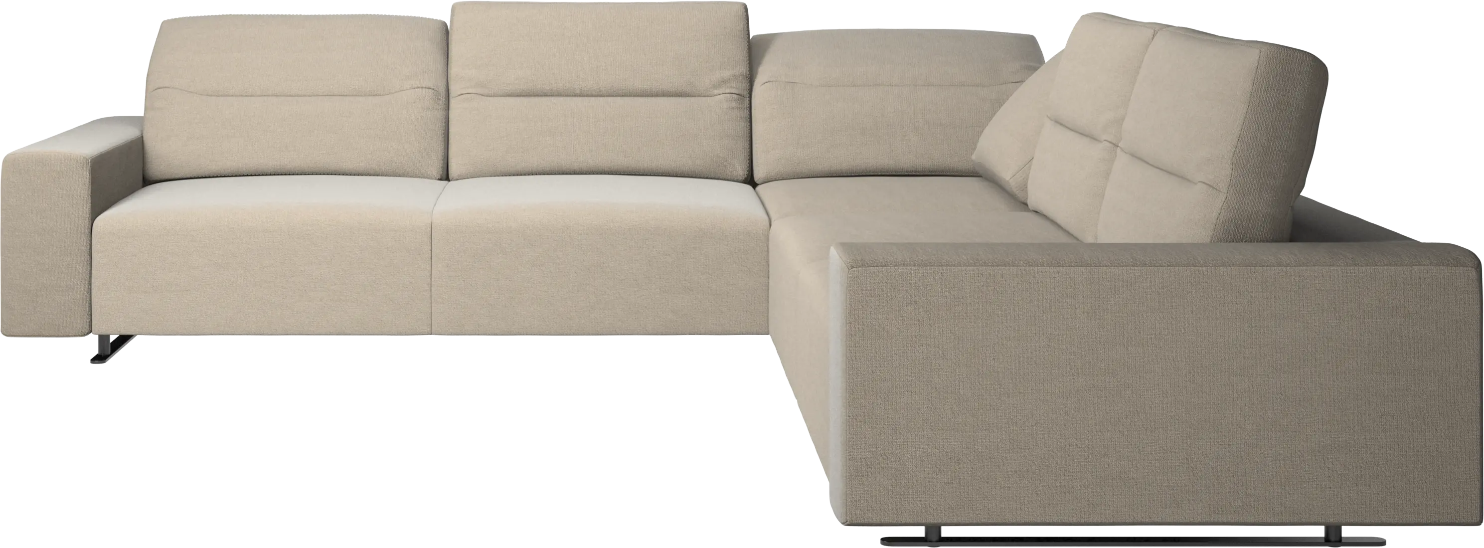 Hampton corner sofa with adjustable back