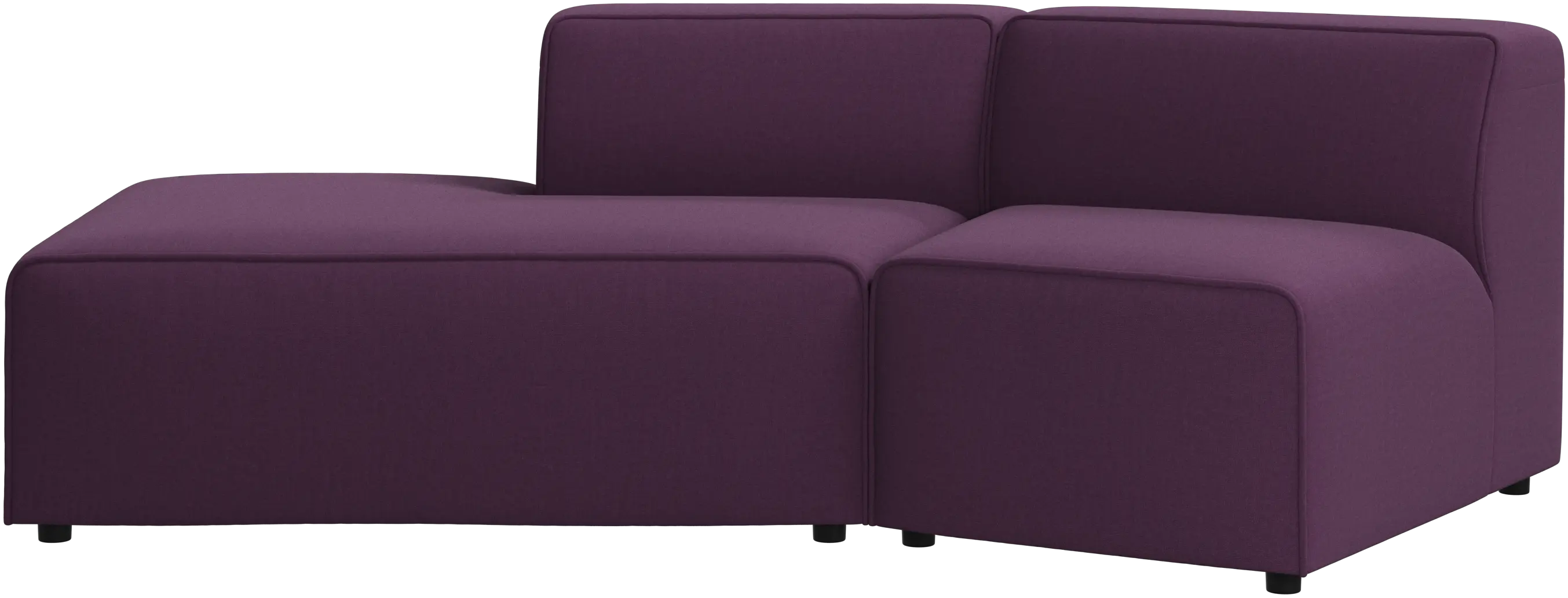 Sofa Carmo con lado abierto, en ángulo, izquierdo