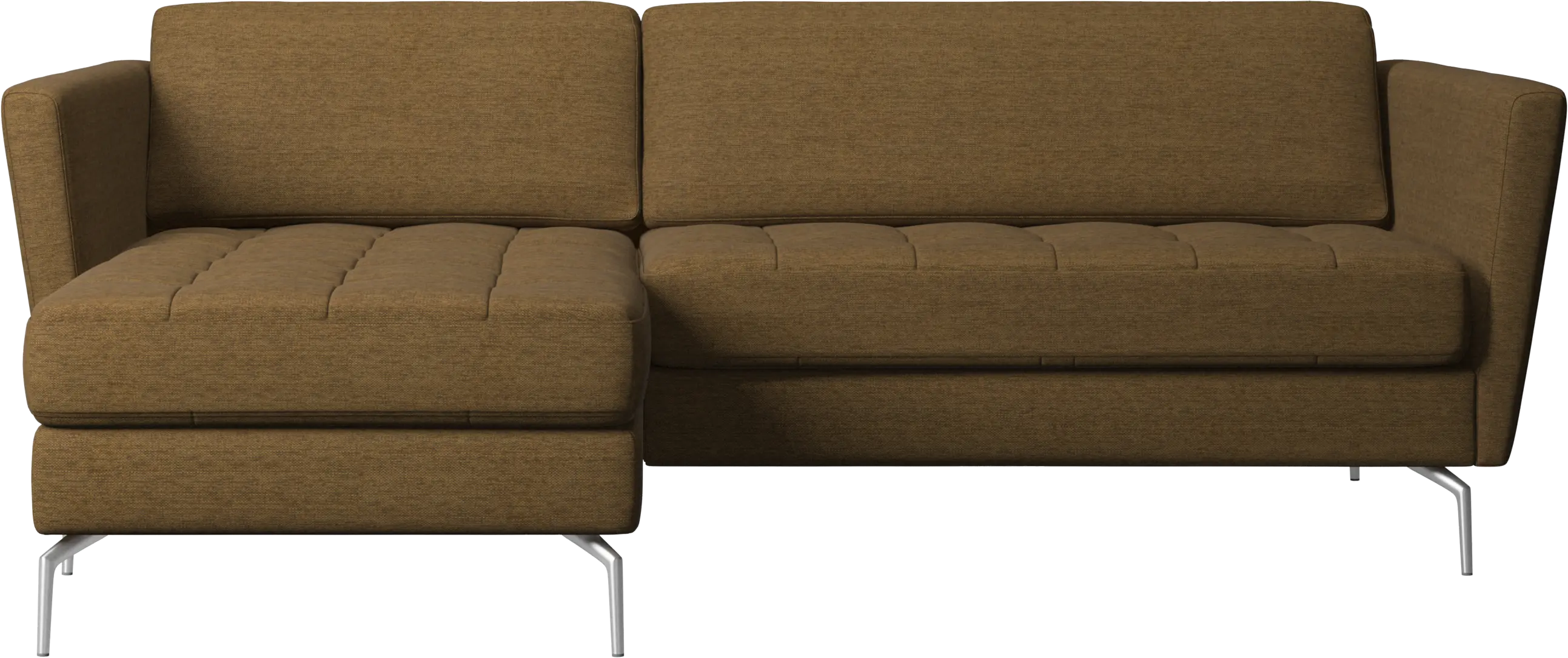 Osaka sofa with resting unit, tufted seat