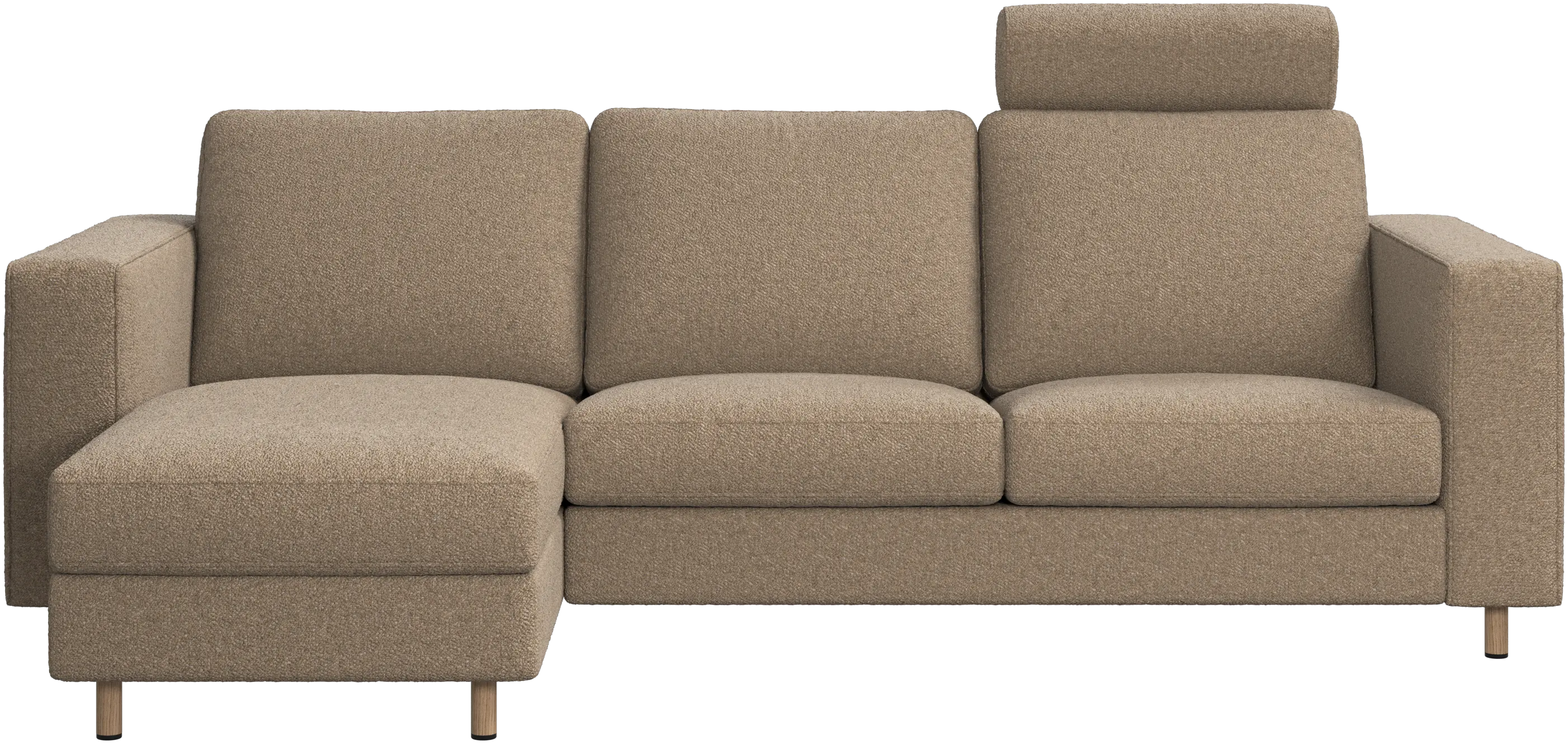 Indivi sofa with chaise longue left