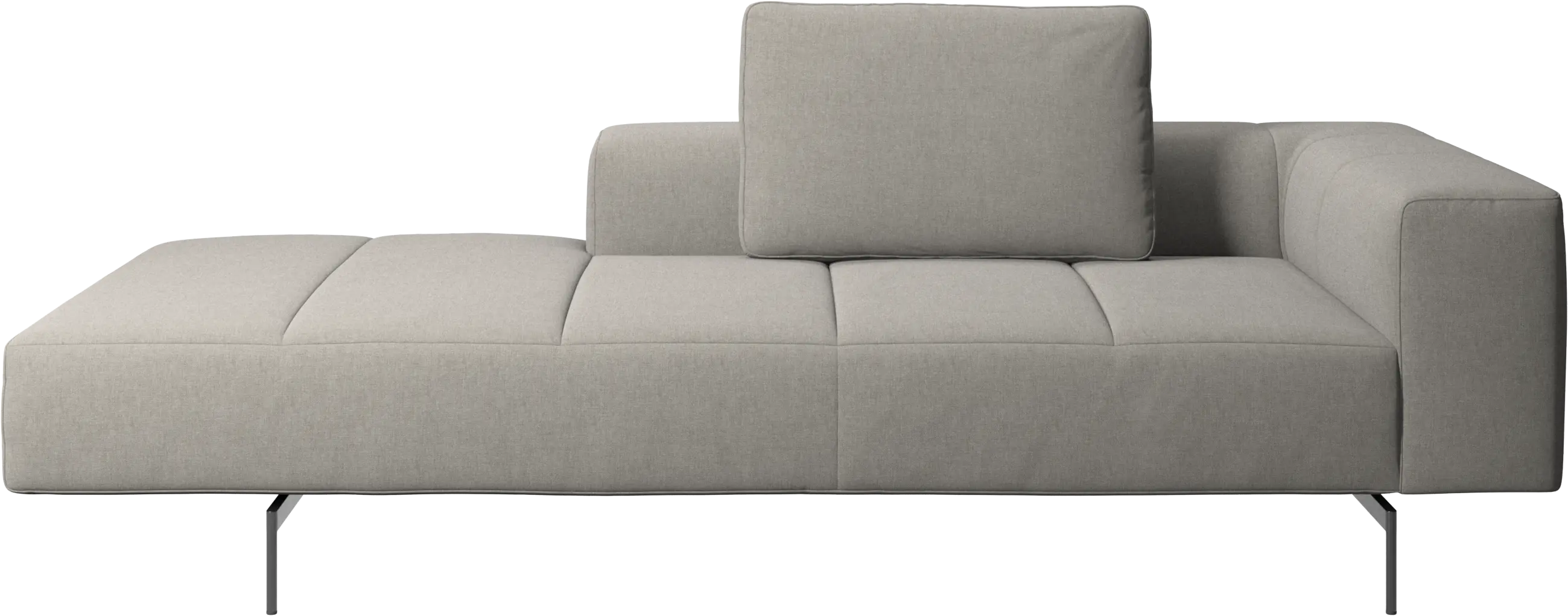 Amsterdam Iounging module for sofa, armrest right, open end left