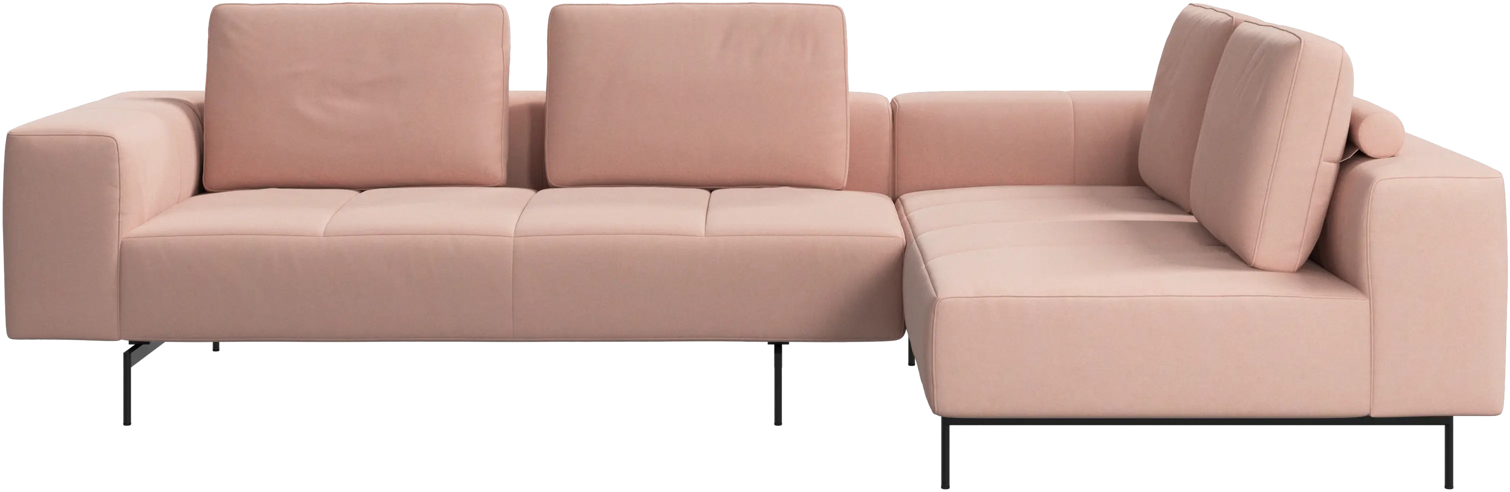 Amsterdam corner sofa with lounging unit