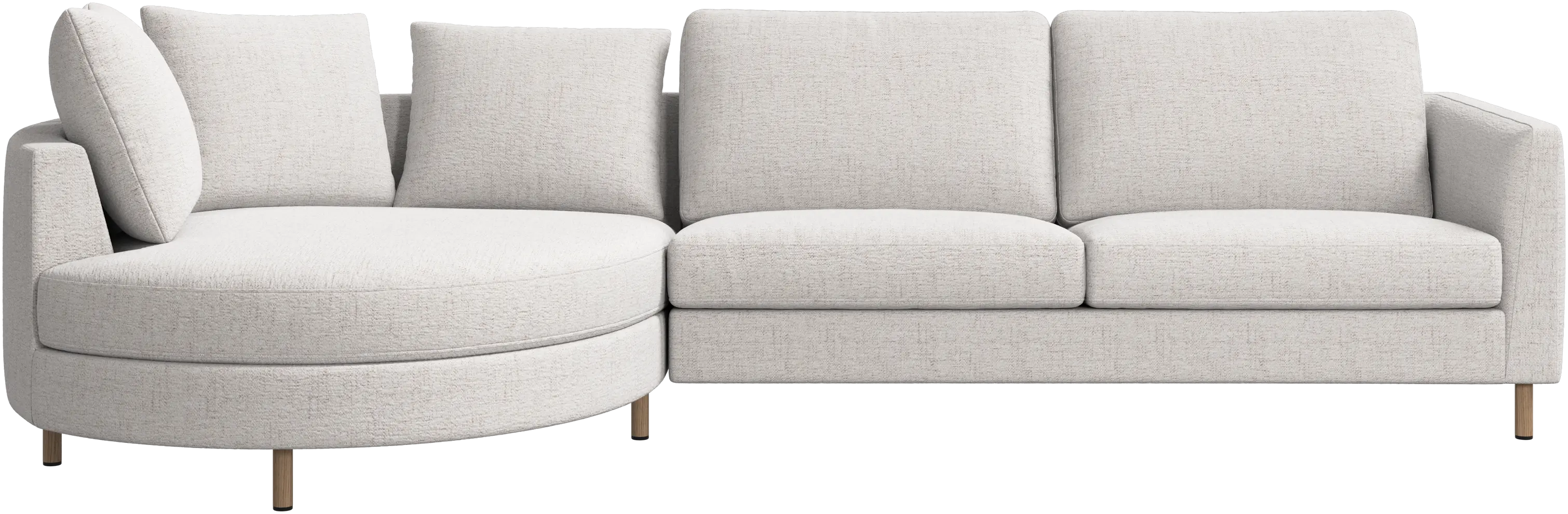 Indivi sofa with chaise longue left
