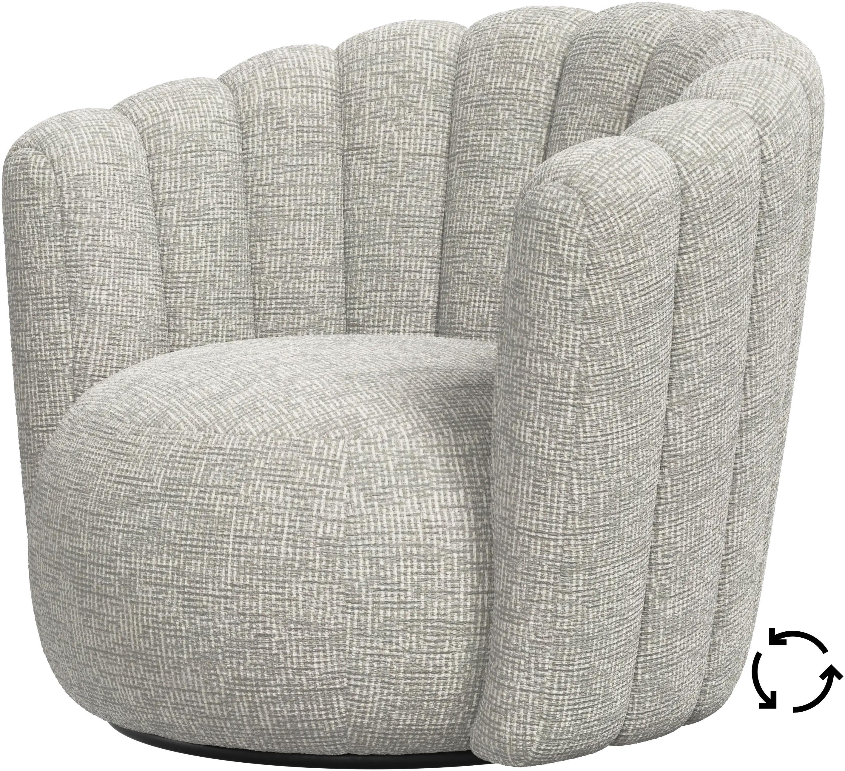 Sweet Art armchair with swivel function