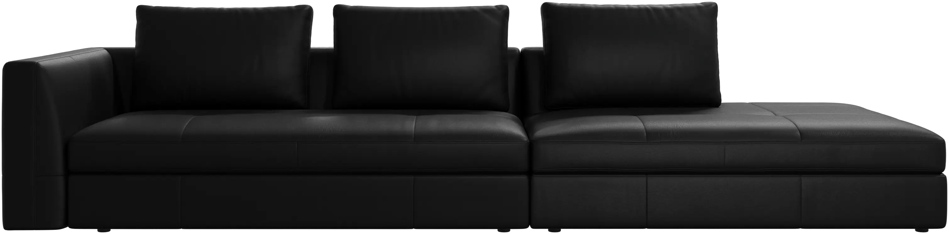 Bergamo sofa with lounging unit