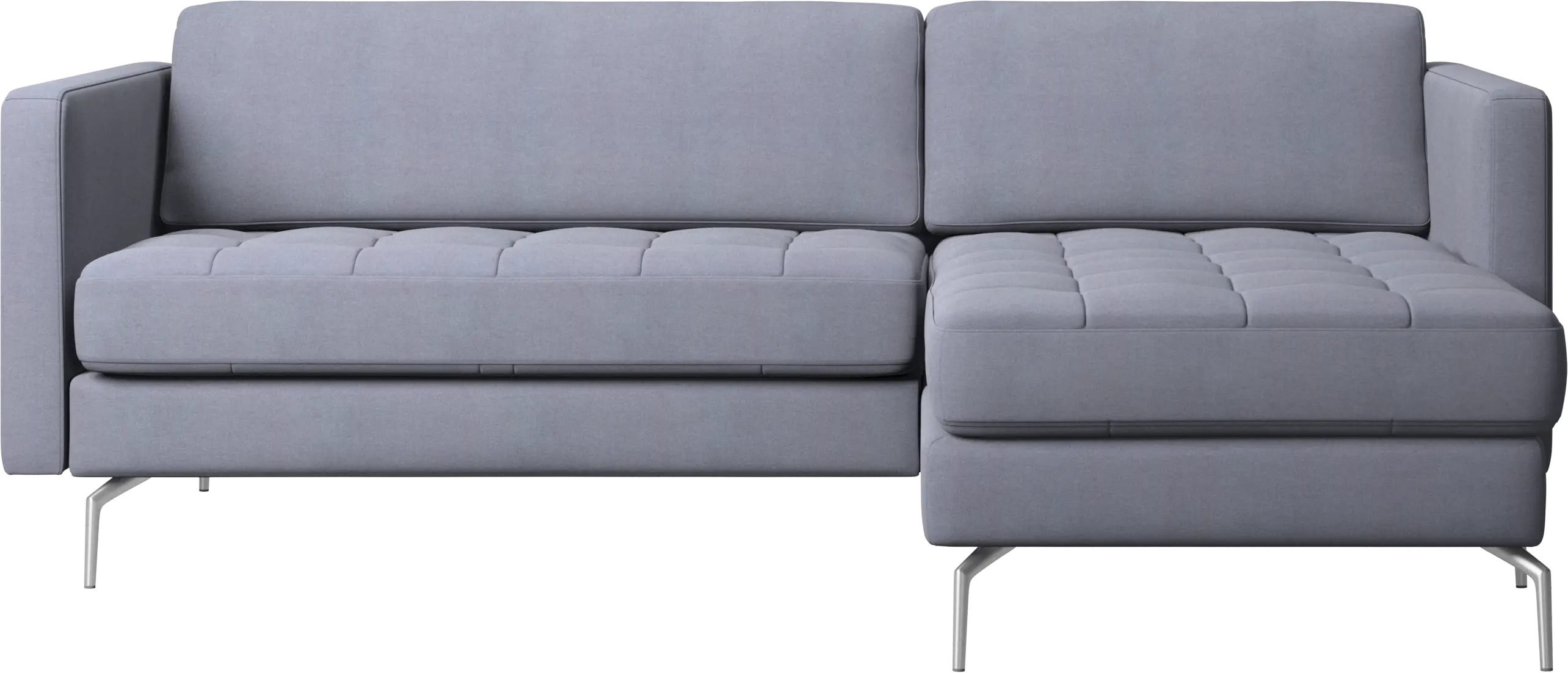 Osaka sofa with resting unit, tufted seat