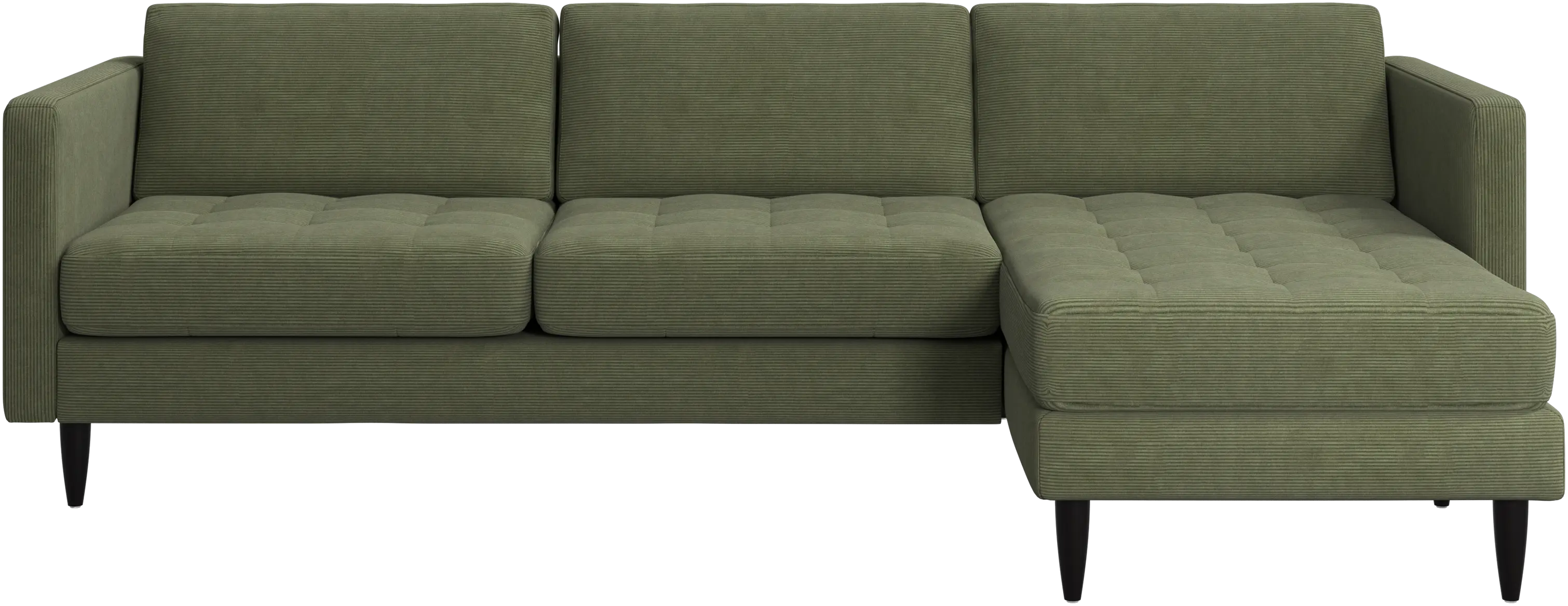 Osaka sofa with resting unit, tufted seat