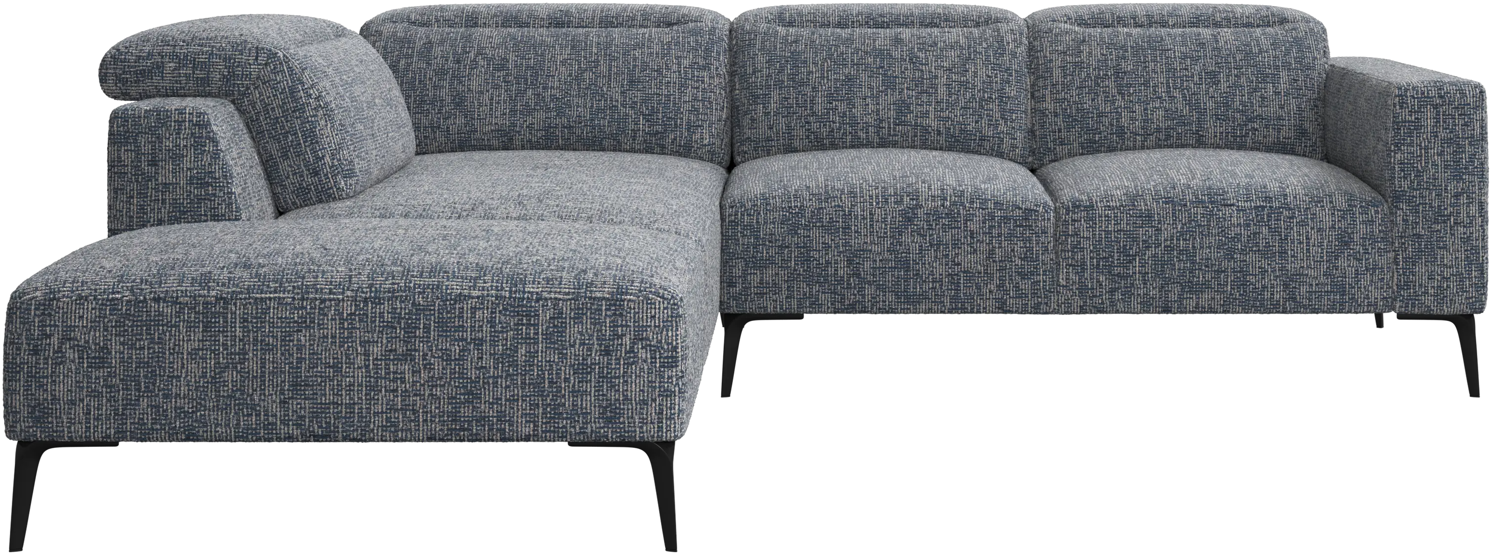 Zürich corner sofa with lounging unit