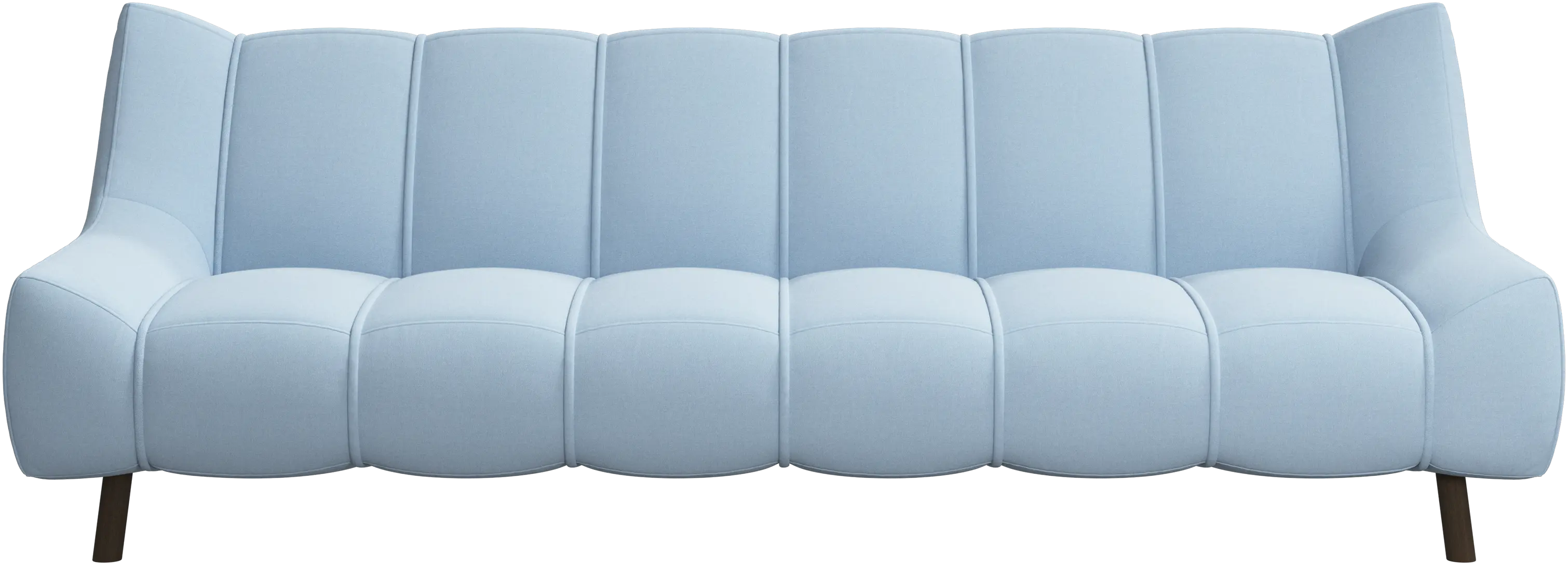 Nawabari 3 seater sofa, wooden leg