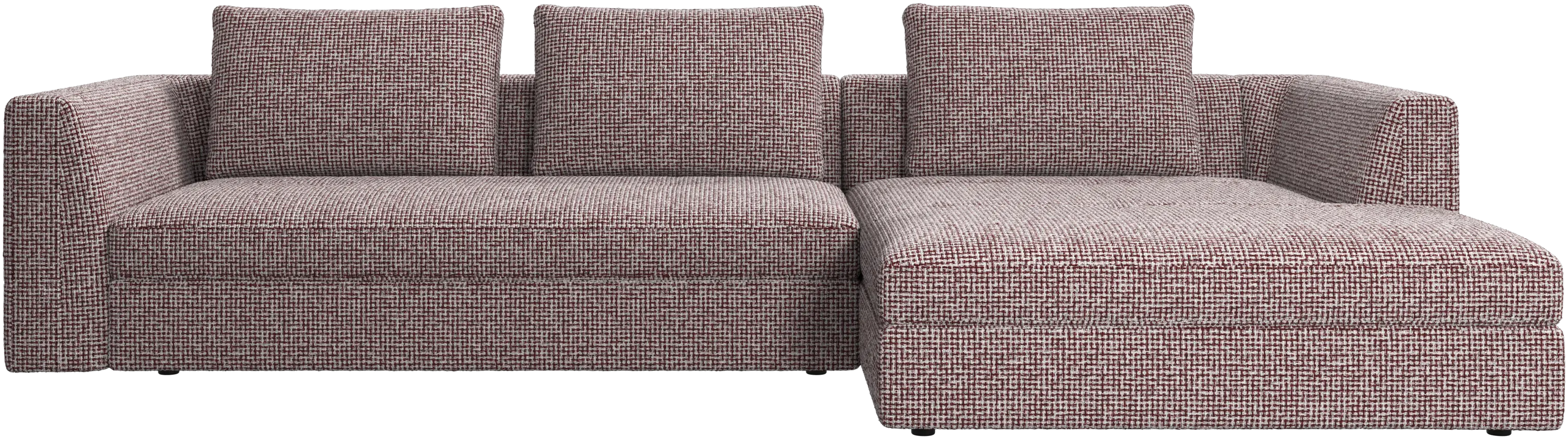 Bergamo sofa with resting unit