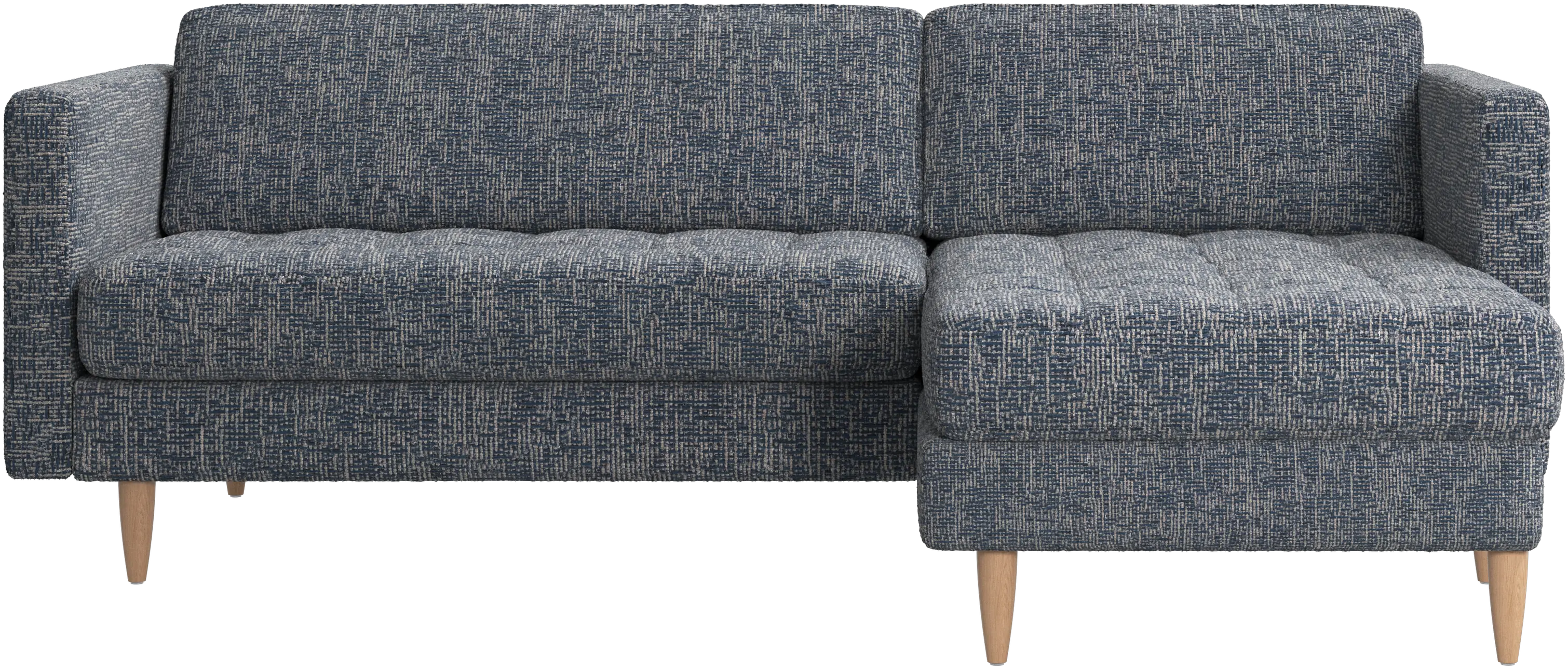 Osaka sofa with resting unit, tufted seat