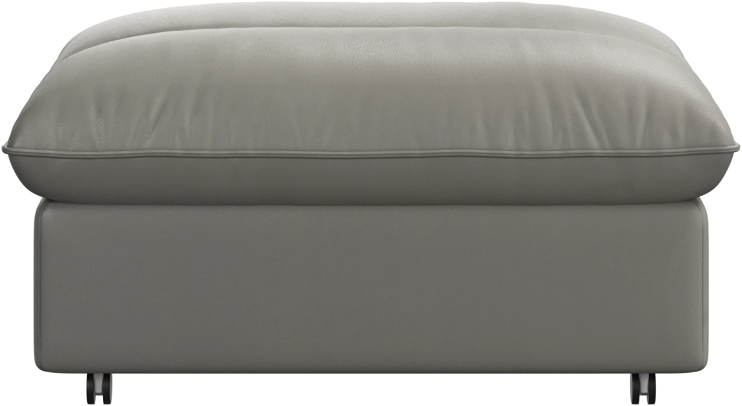 Pouf Southampton sur roues avec rangement