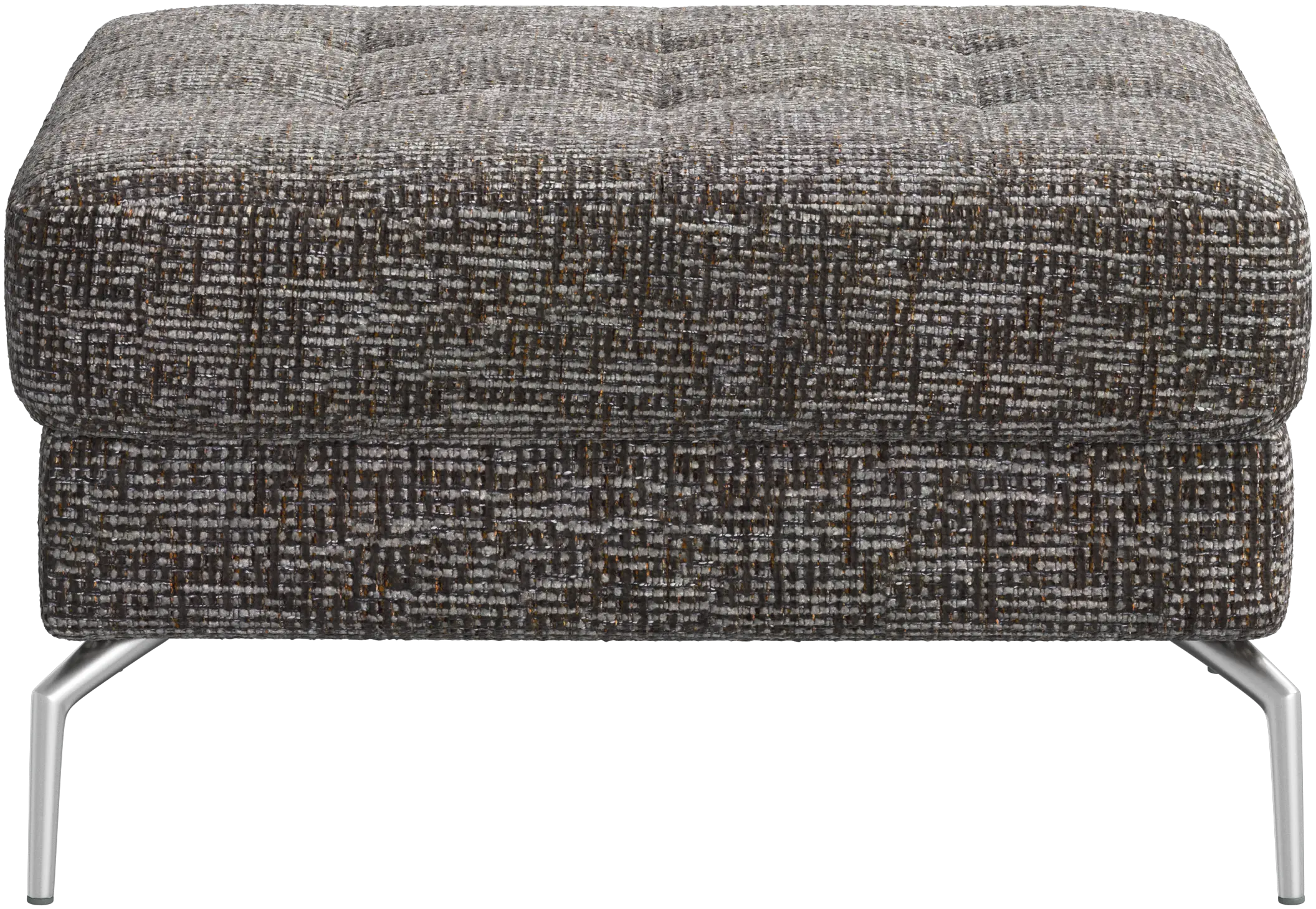 Osaka footstool, tufted seat
