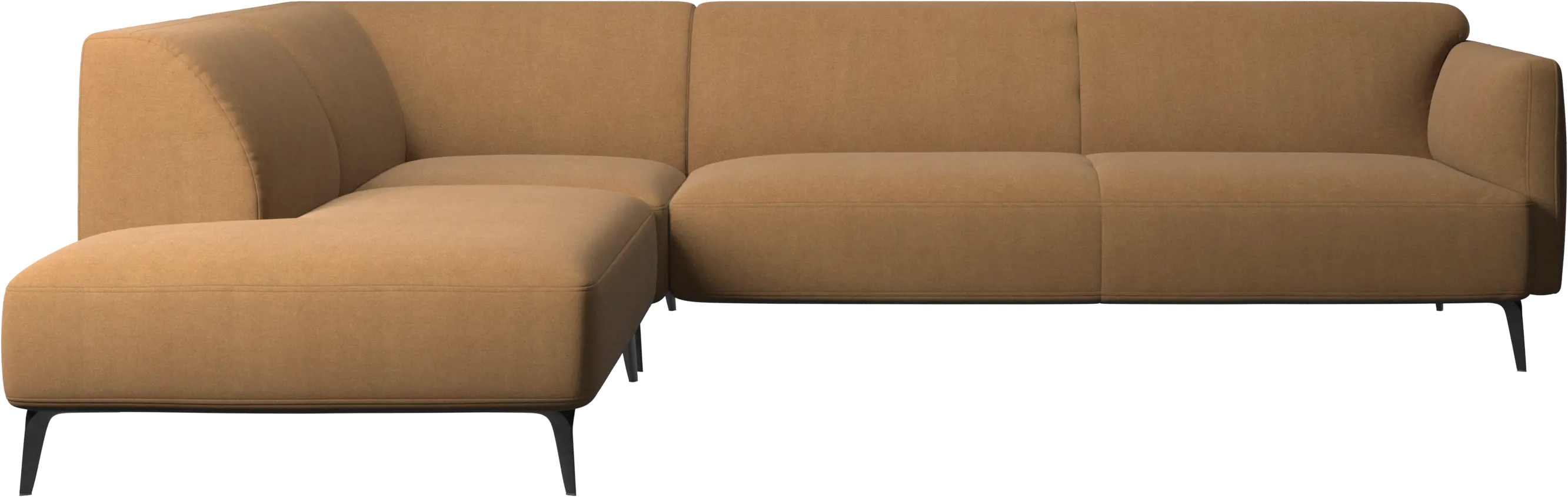 Modena corner sofa with lounging unit