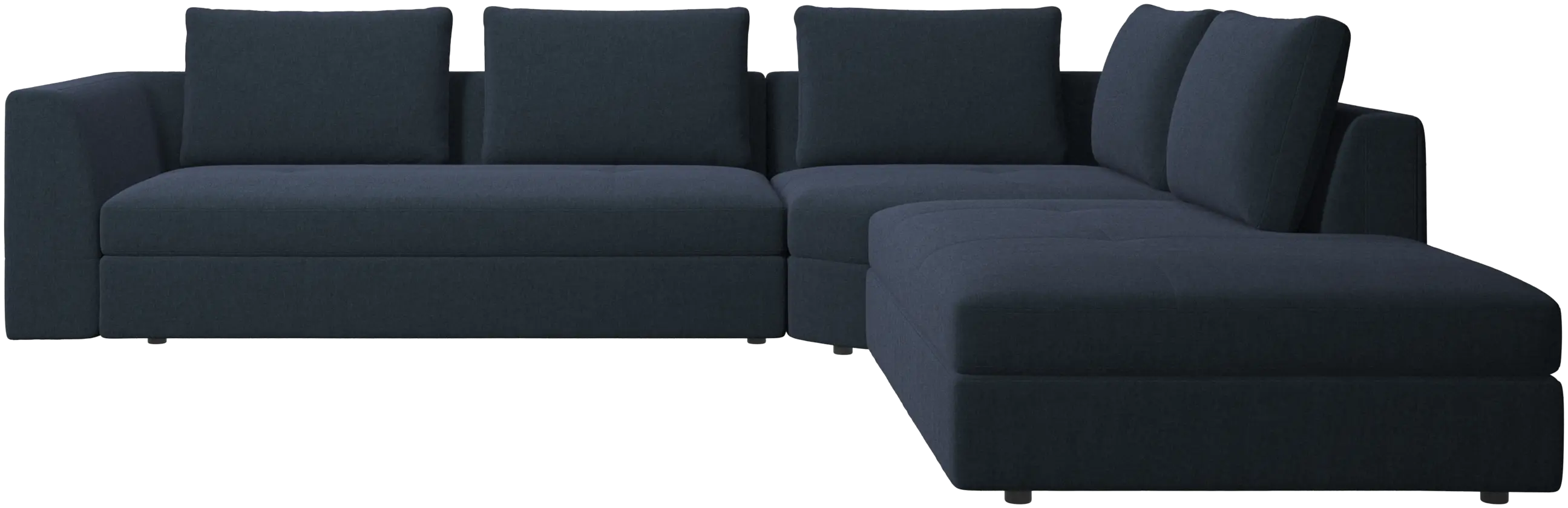 Sofá de esquina Bergamo con módulo lounge