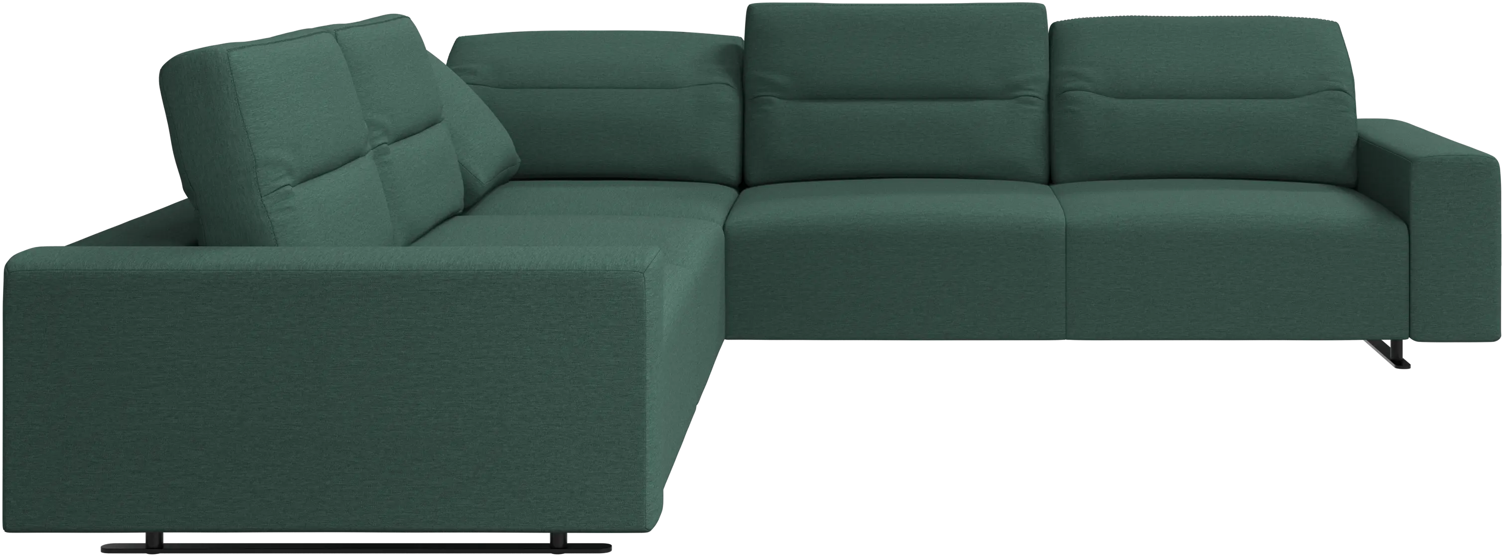 Rohová sedačka Hampton s nastaviteľhou chrbtovou opierkou