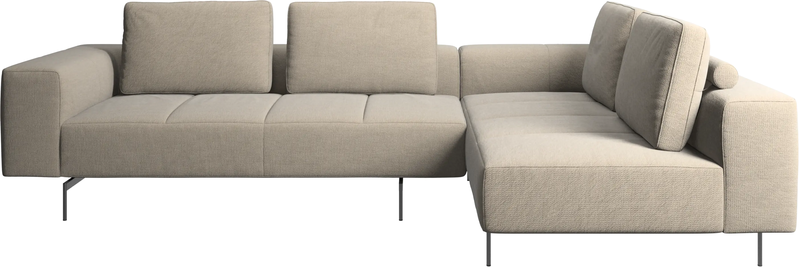 Amsterdam corner sofa with lounging unit