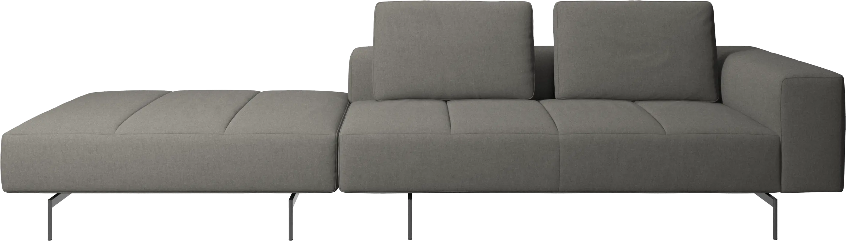 Amsterdam sofa with footstool on left side
