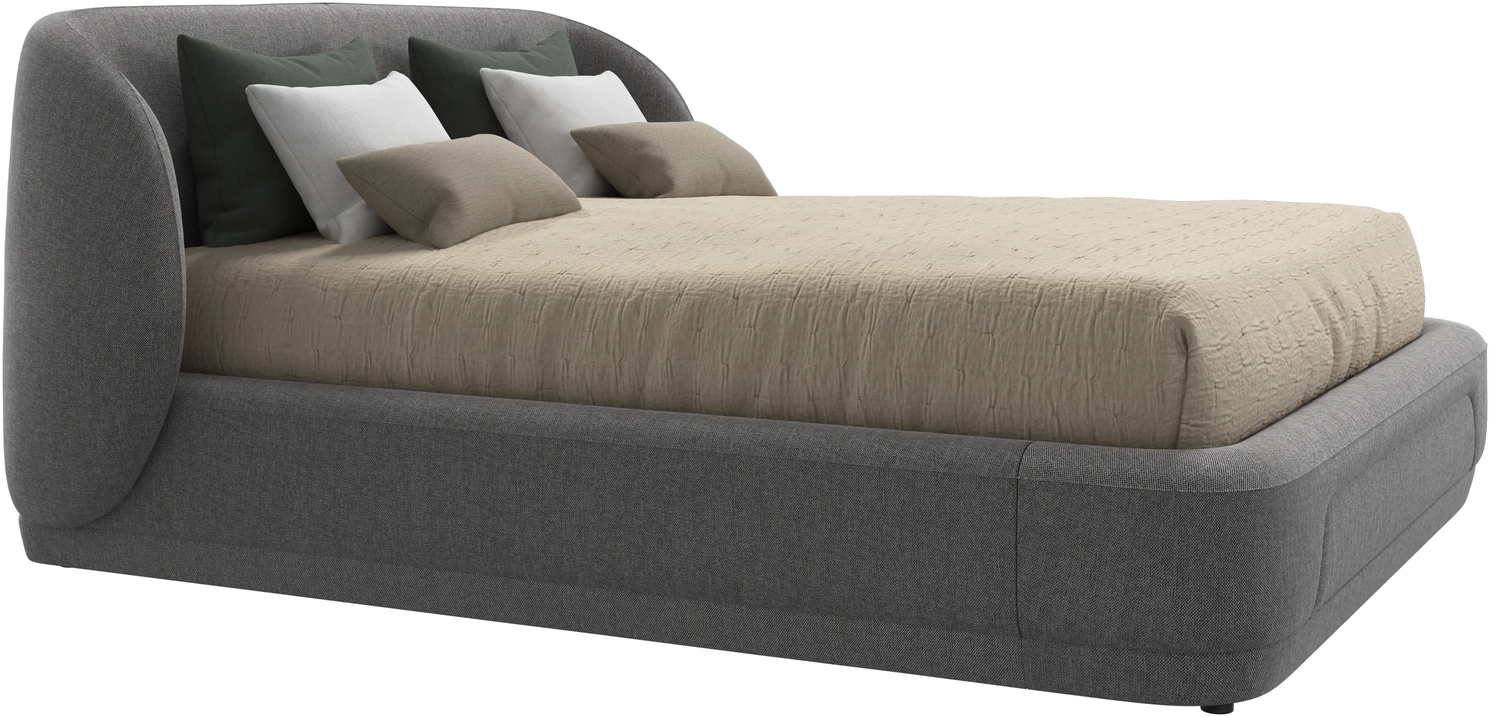 Bolzano bed with slats  - W152,5xL190cm