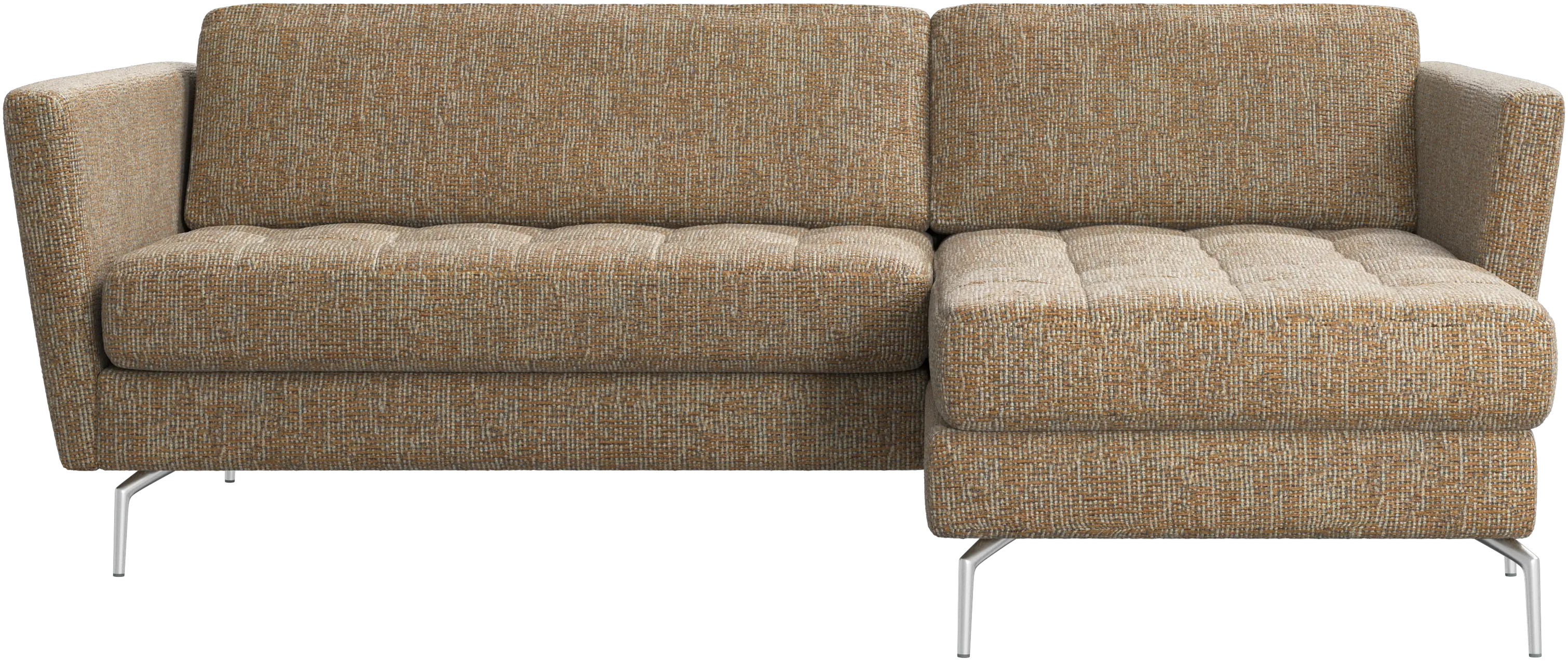 Osaka sofa with resting unit, tufted seat