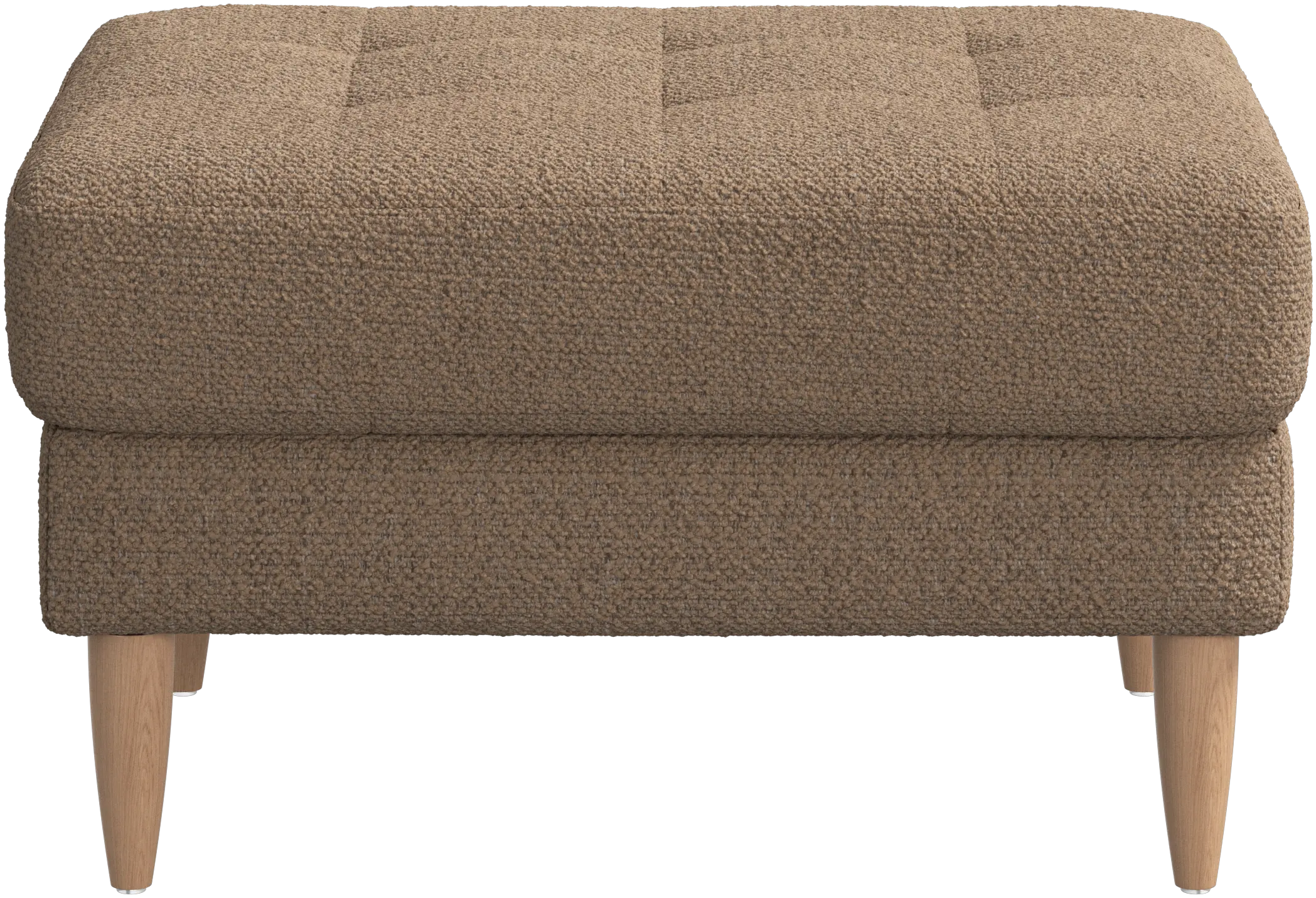 Osaka footstool, tufted seat