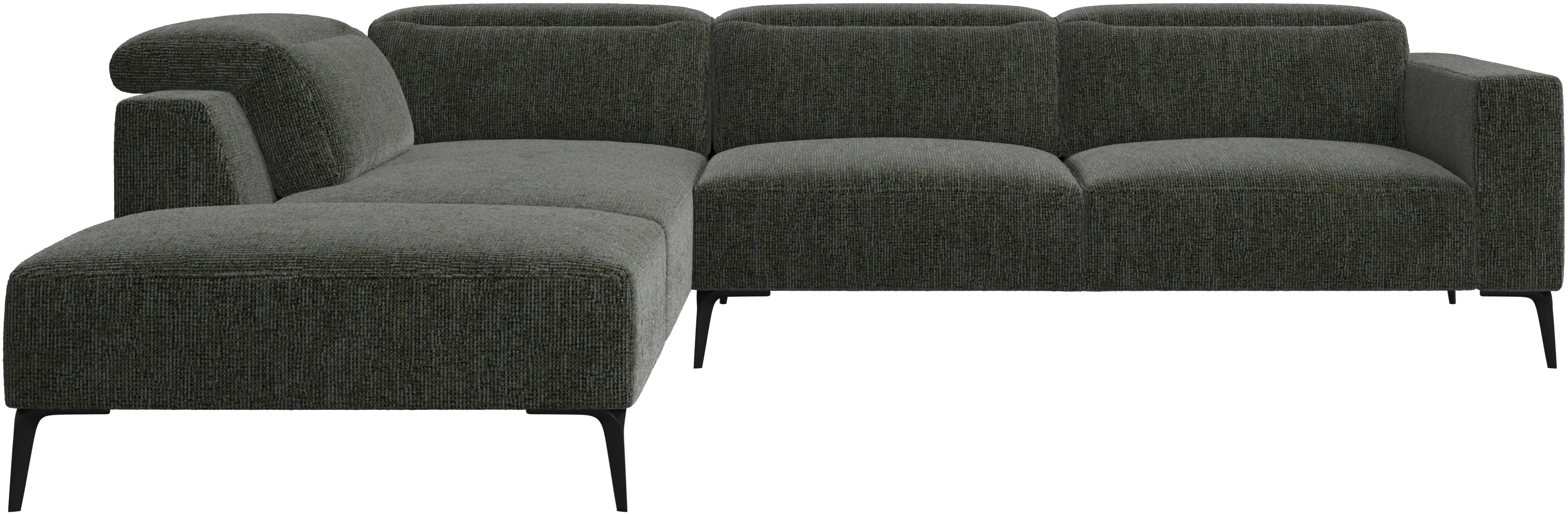 Zürich corner sofa with lounging unit
