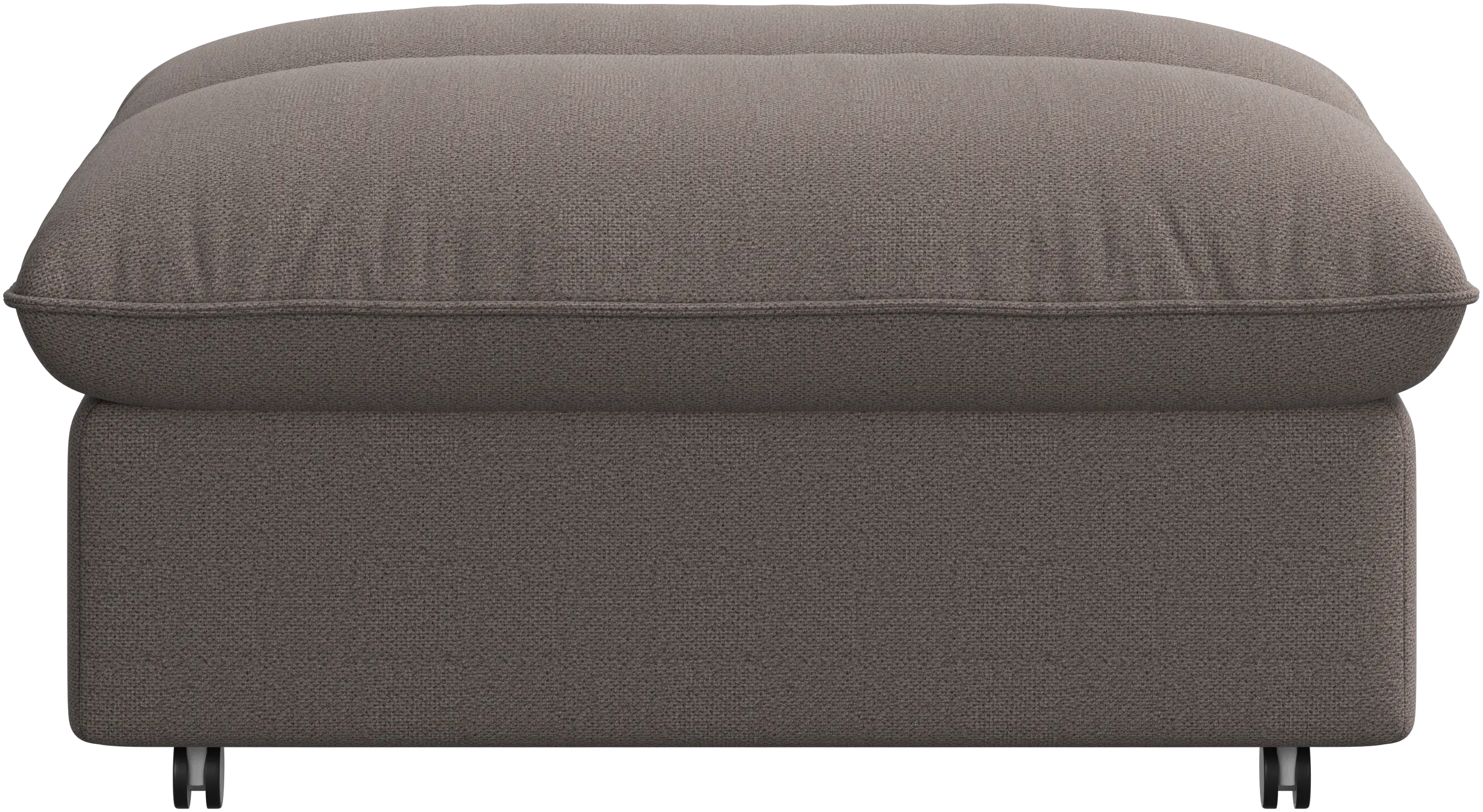 Southampton pouffe on wheels with storage