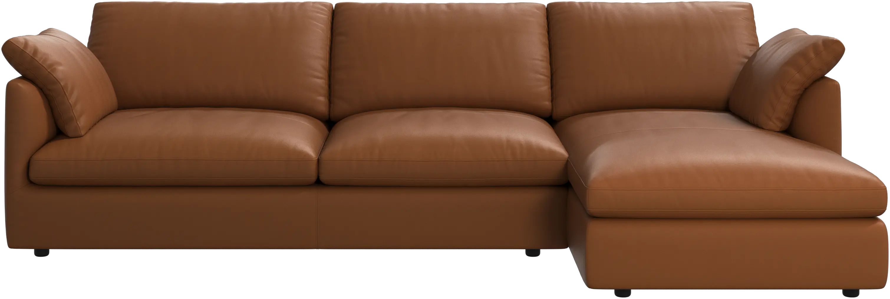 Milano sofa with chaise longue right