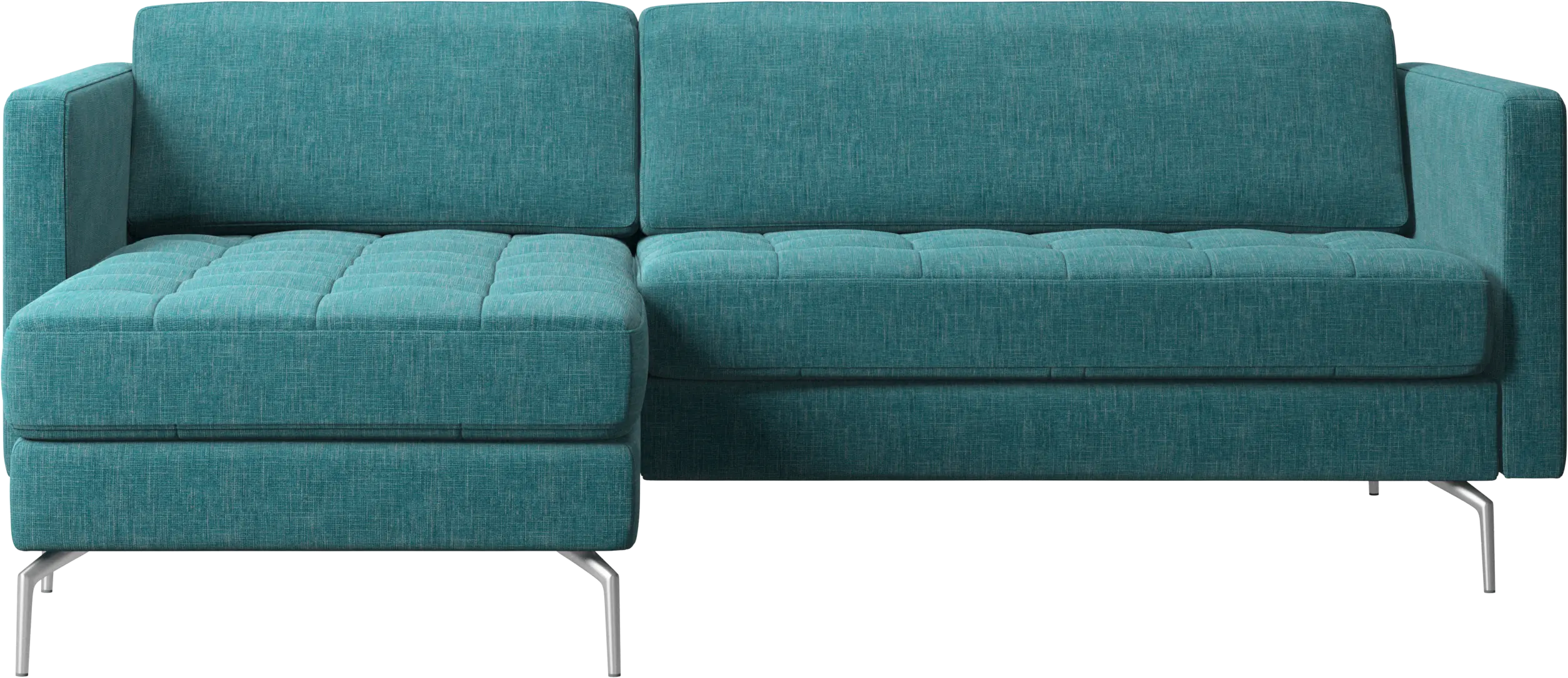 Osaka sofa with resting unit, tufted seat