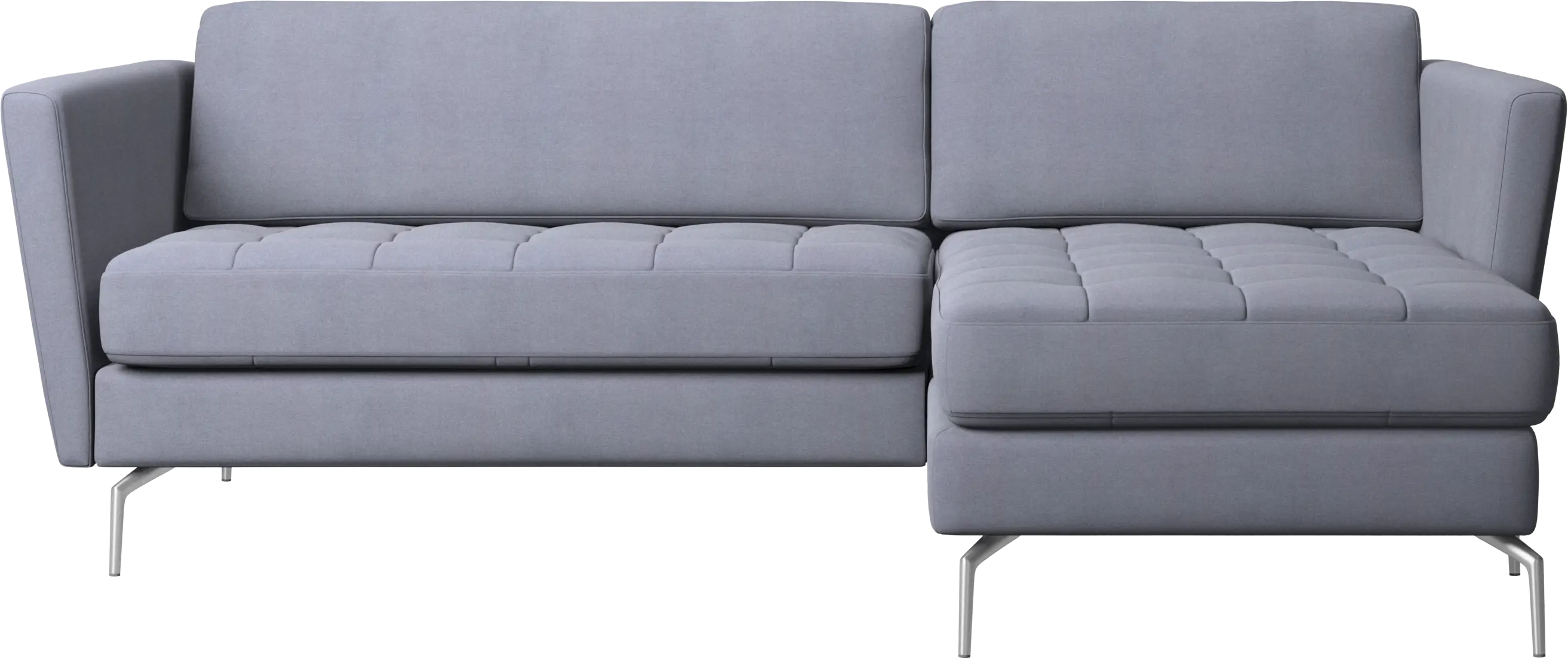 Osaka sofa with resting unit, tufted seat