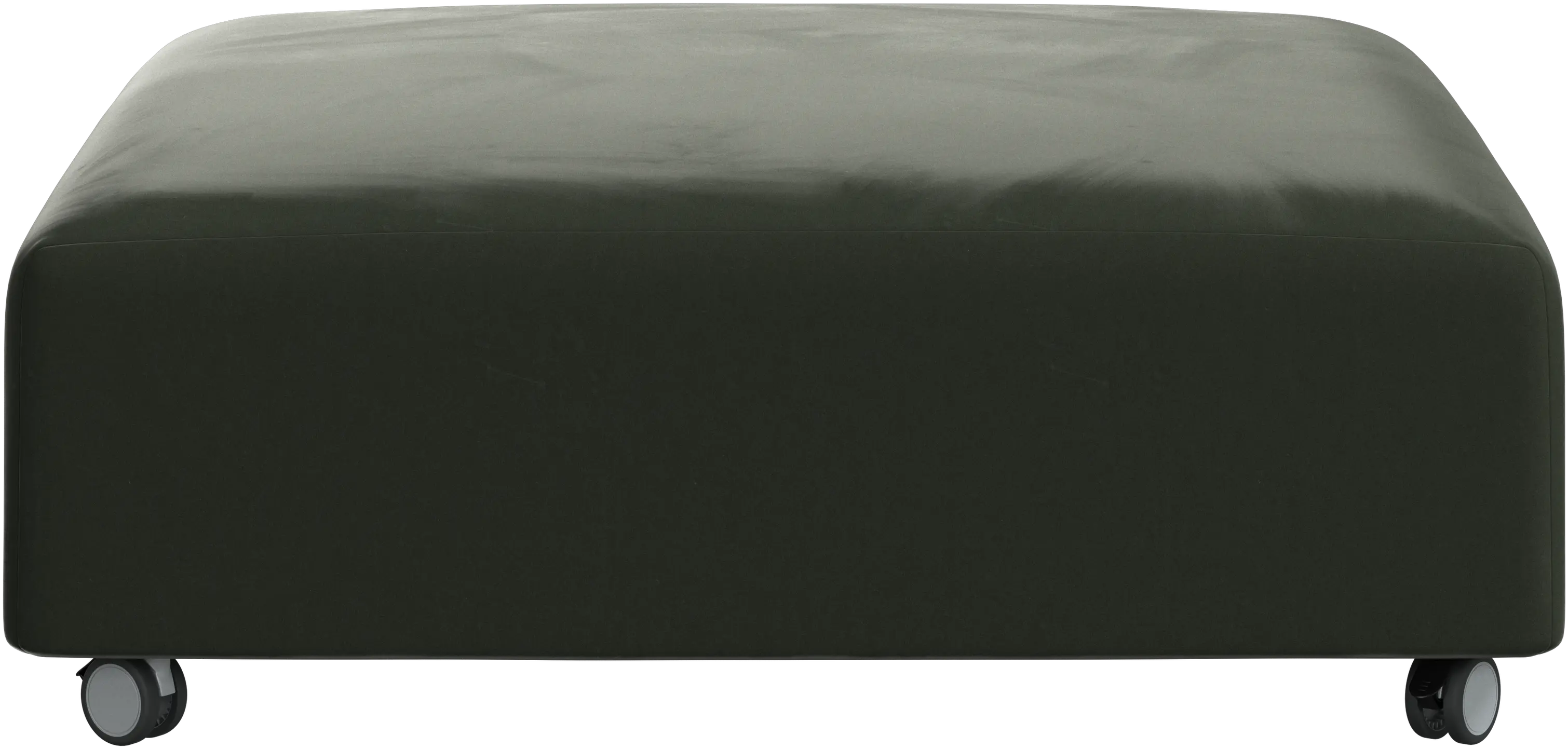 Hampton pouf on wheels