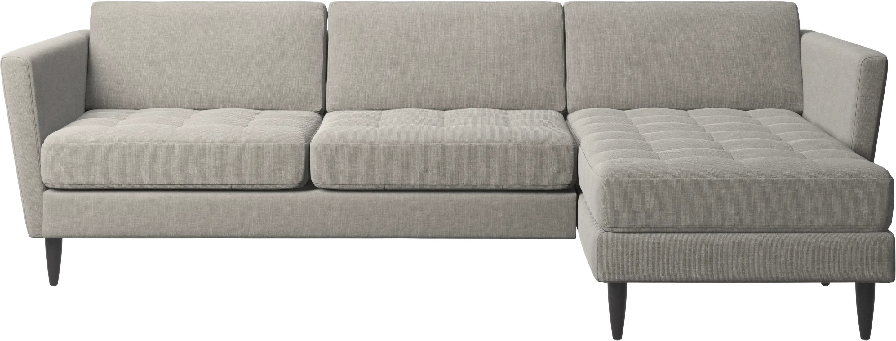 Osaka sofa with resting unit, tufted seat