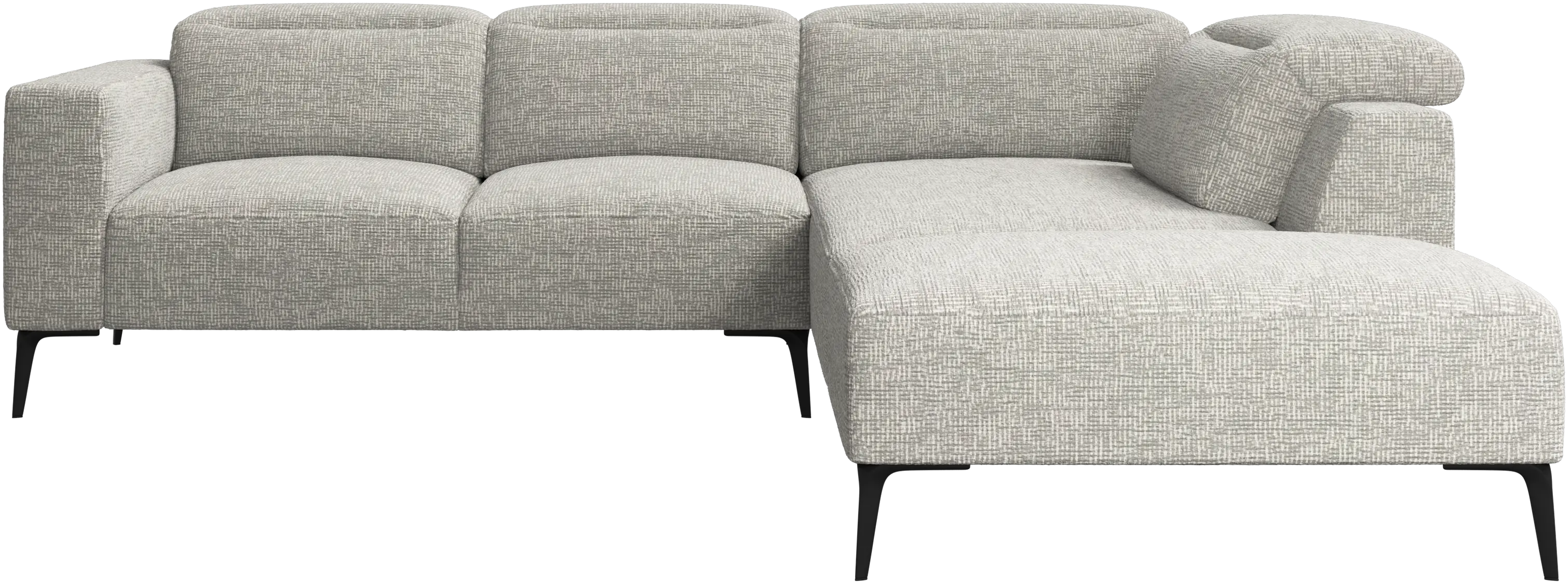 Zürich corner sofa with lounging unit