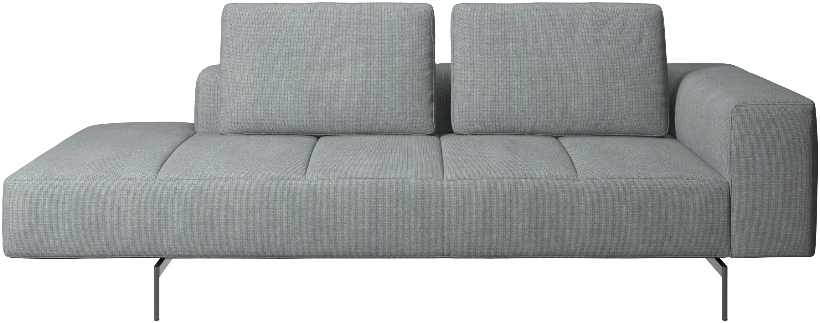 Amsterdam resting module for sofa, armrest right, open end left