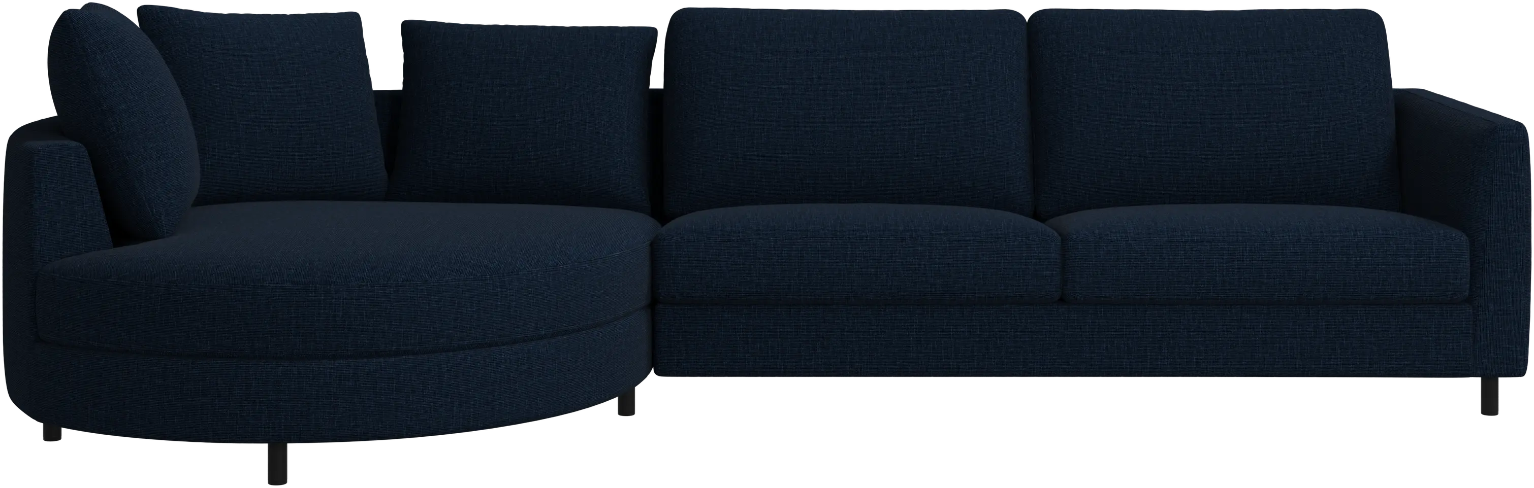 Sofá Indivi con módulo chaise-longue a la izquierda