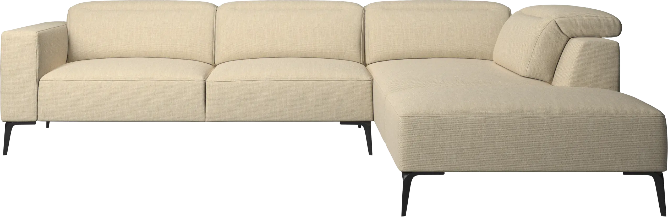 Zürich corner sofa with lounging unit