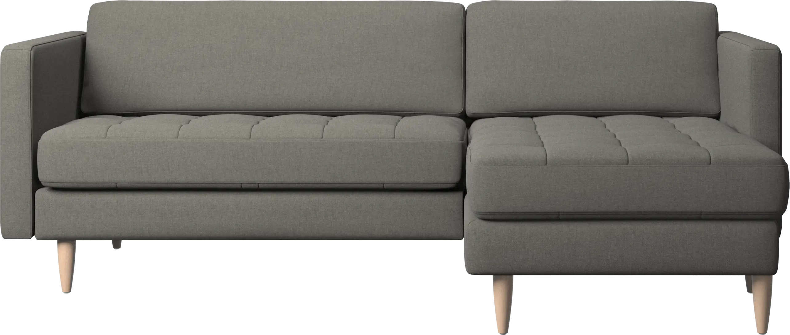 Osaka sofa with resting unit, tufted seat