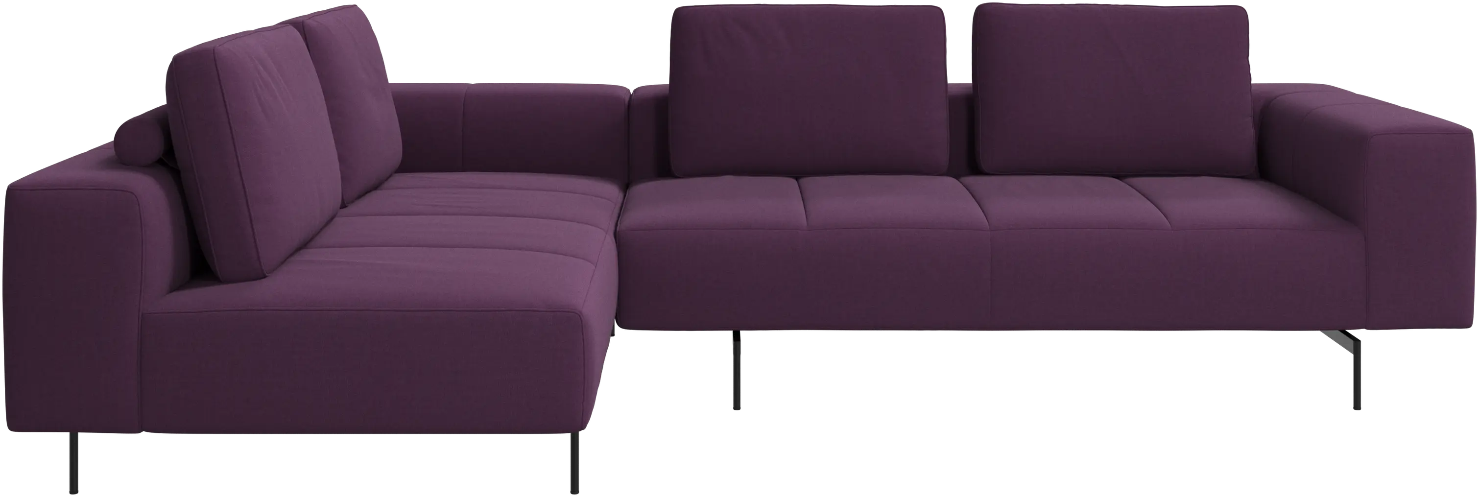 Amsterdam corner sofa with lounging unit