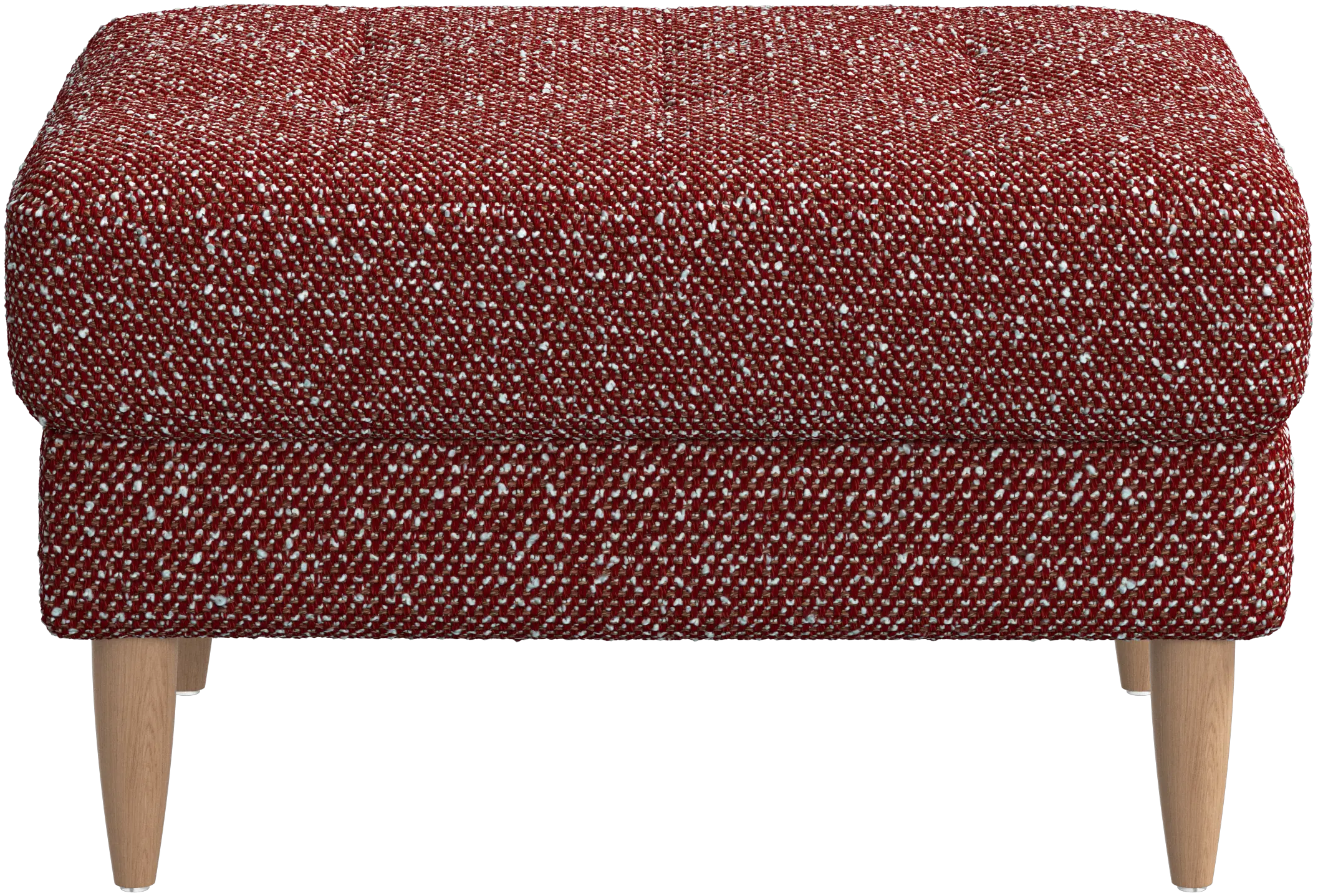 Osaka footstool, tufted seat
