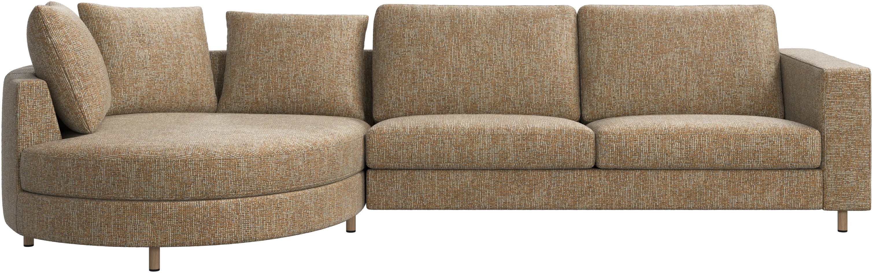 Indivi sofa with chaise longue left