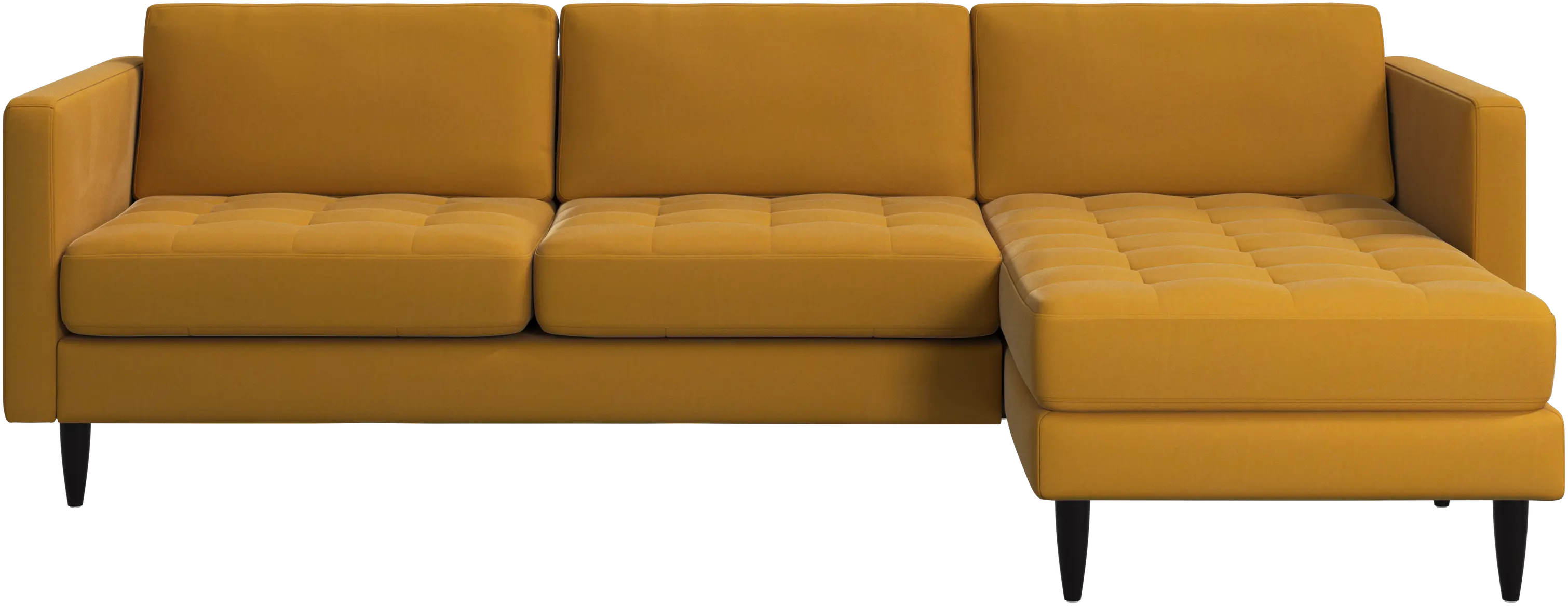 Osaka sofa with resting unit, tufted seat