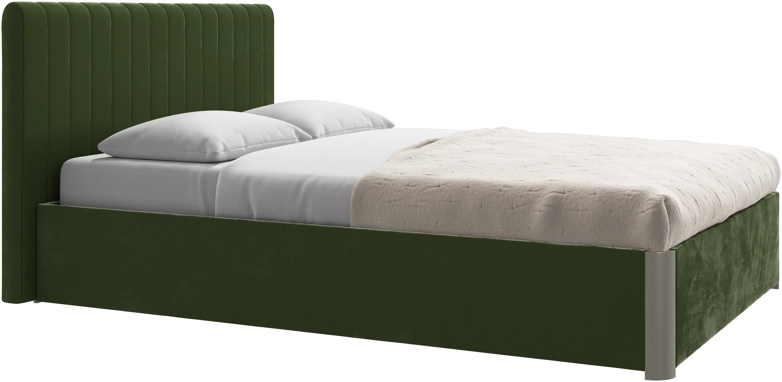 Element bed, bed-mounted headboard, without slats, excl. mattress