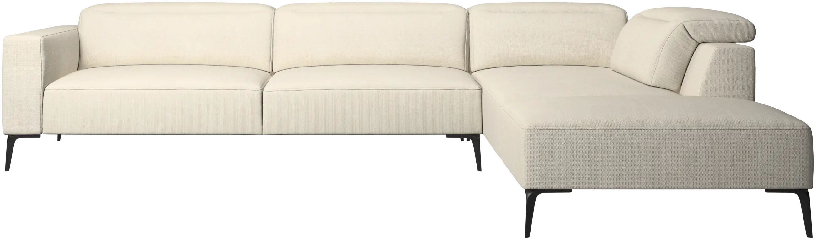 Zürich corner sofa with lounging unit