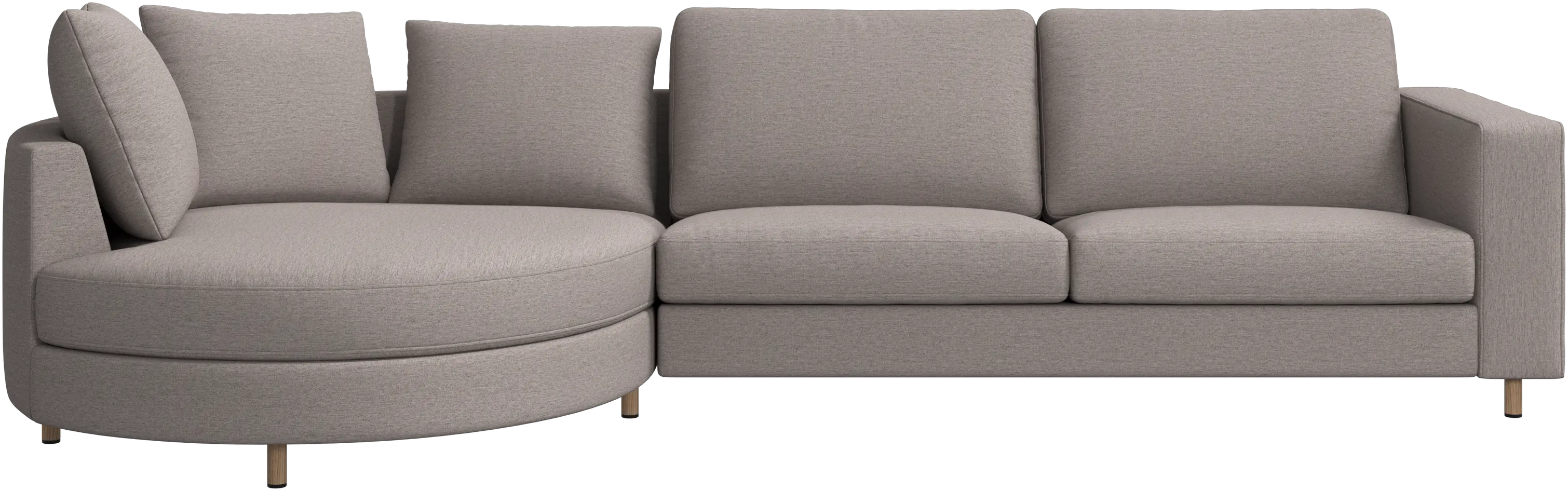 Indivi sofa with chaise longue left
